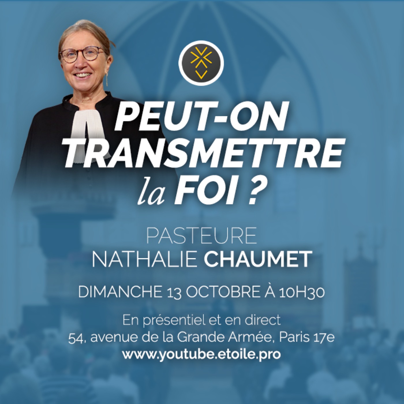 Peut-on transmettre la foi ? | Pasteure Nathalie Chaumet | 13 octobre 2024
