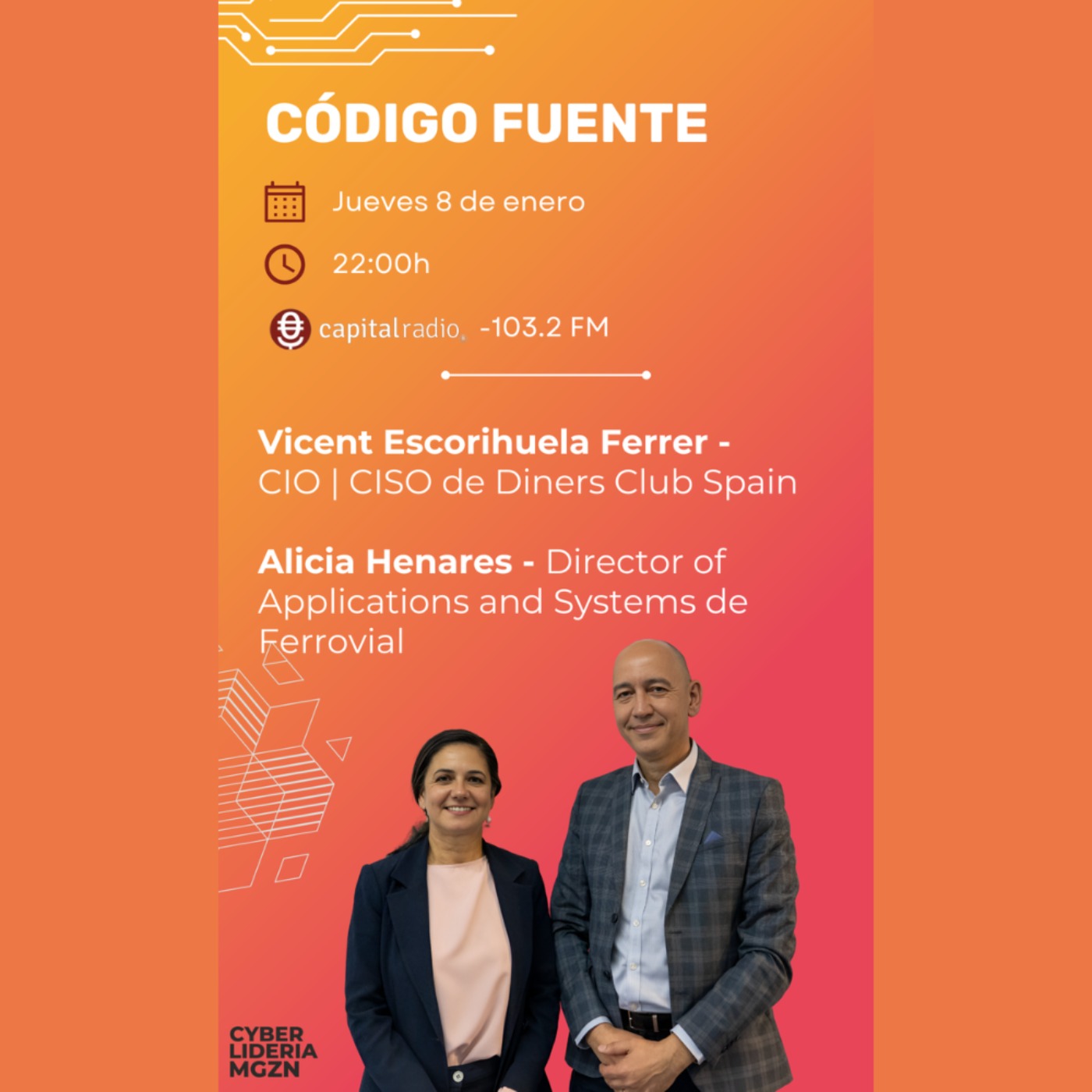 Código Fuente #57 – Vicent Escorihuela – Diners Club Spain & Alicia Henares – Ferrovial