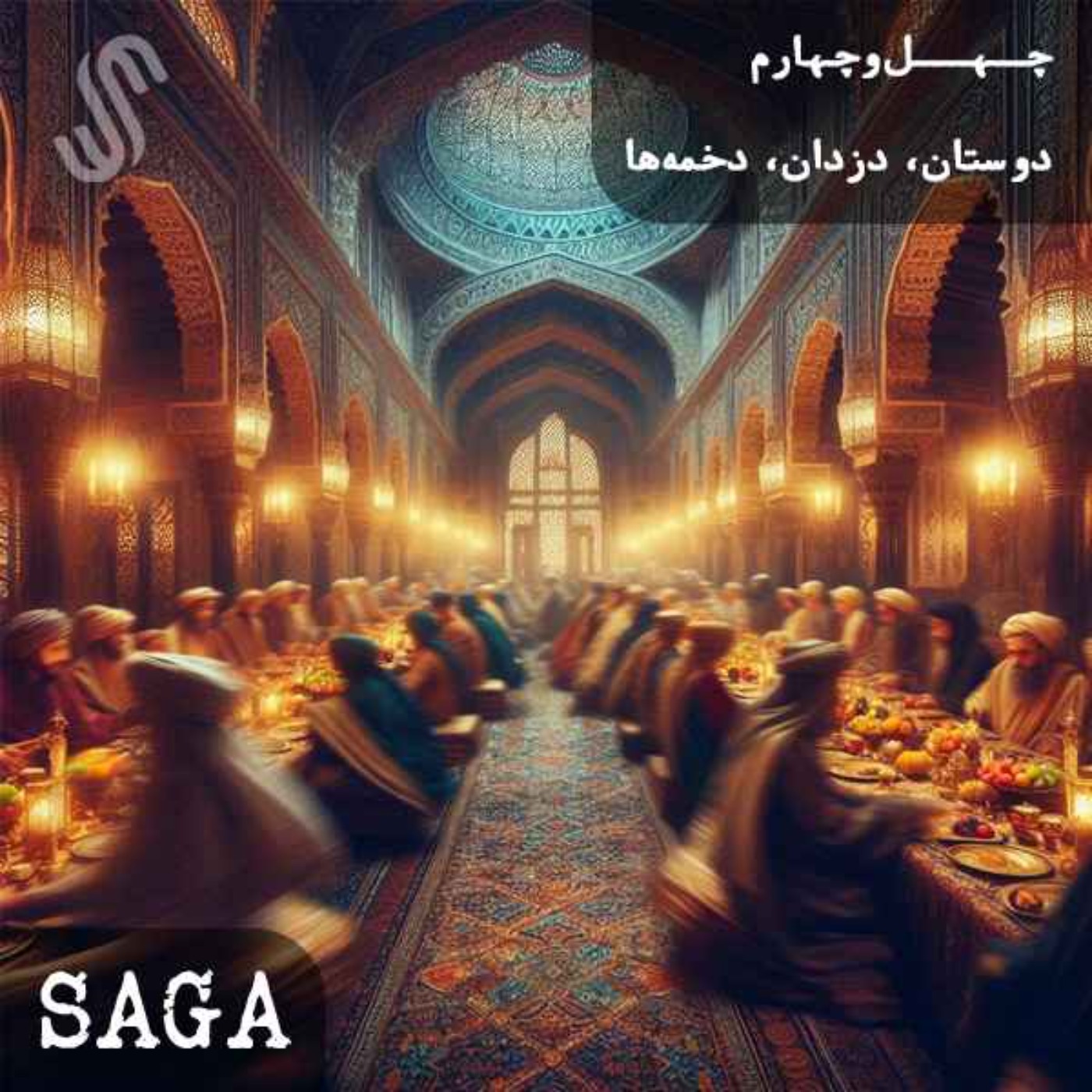 پادکست Saga - اپیزود چهل‌وچهارم - هزار و یک شب(4) - دوستان ، دزدان، دخمه‌ها