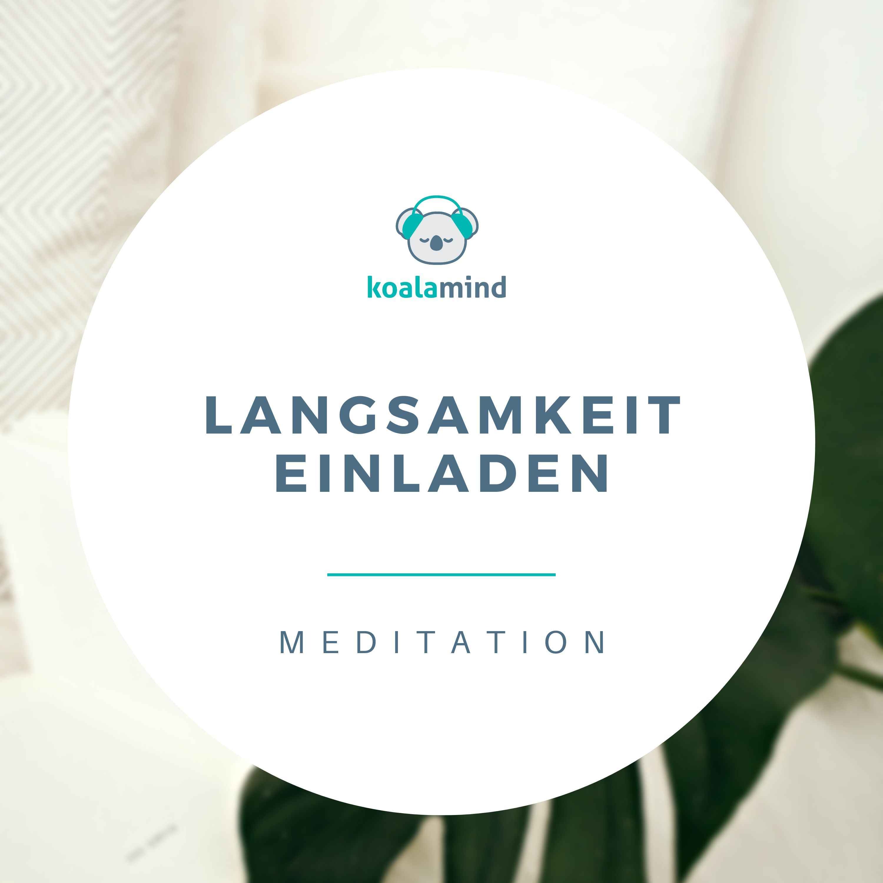 Meditation: Langsamkeit einladen