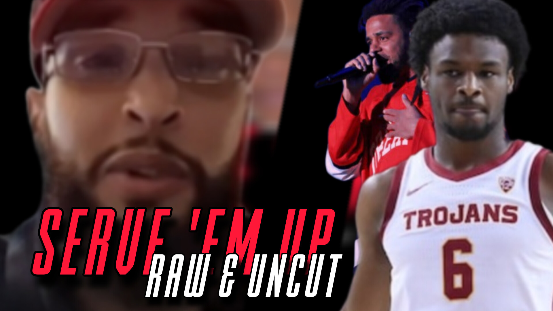 Serve 'em up on Bronny James, Will be Caitlin Clark wnba star? Top 5 NBA duo, J. Cole apology soft? episode artwork