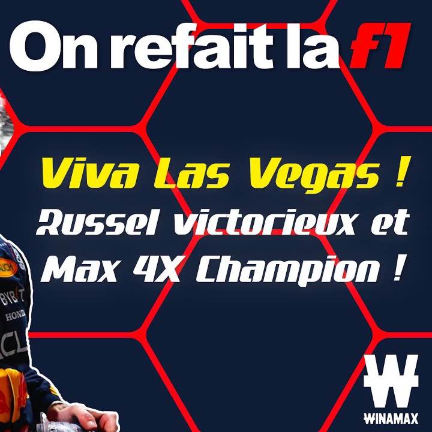 Viva Las Vegas ! Russel victorieux et max 4x Champion - ORLF1 35