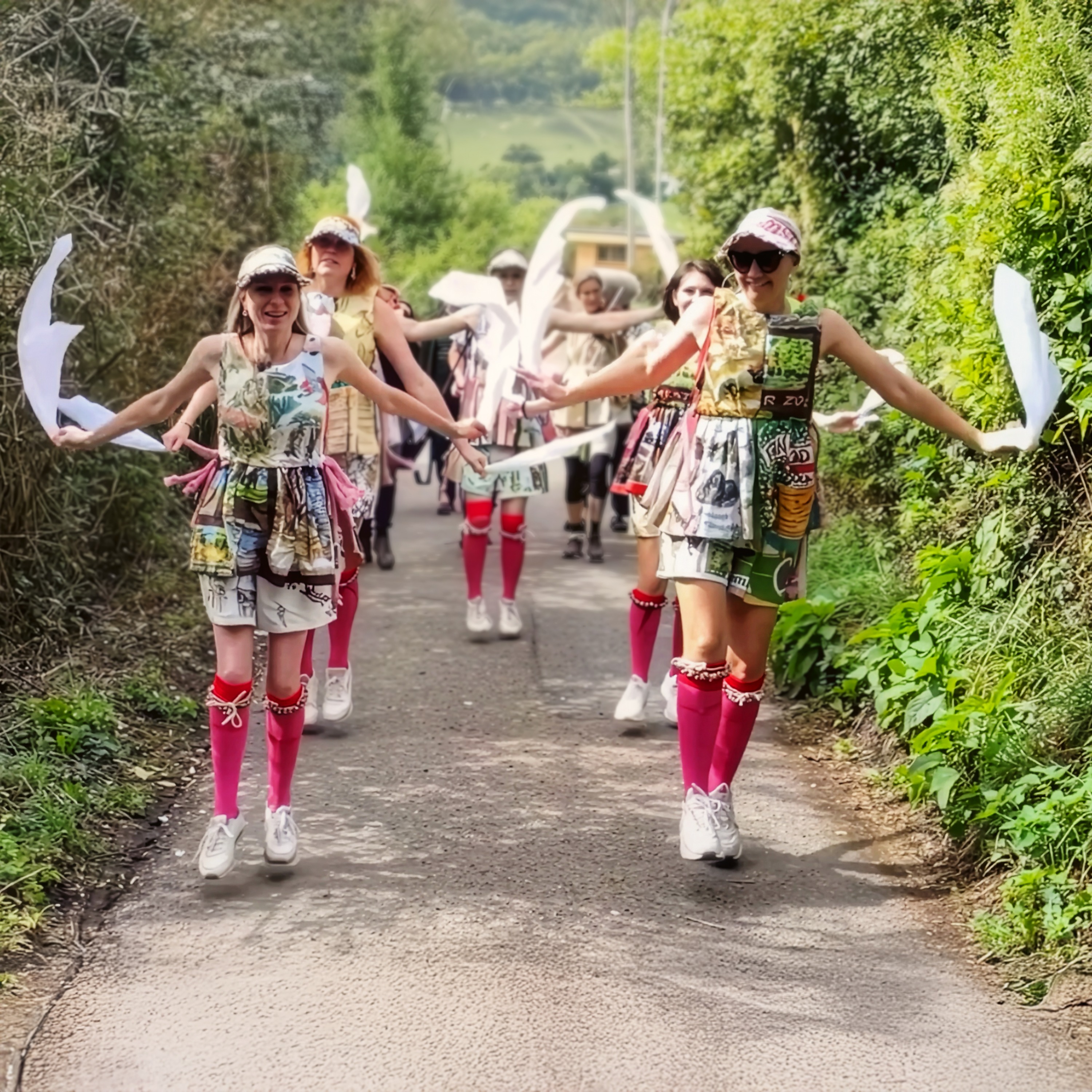 Boss Morris on Rodborough Common