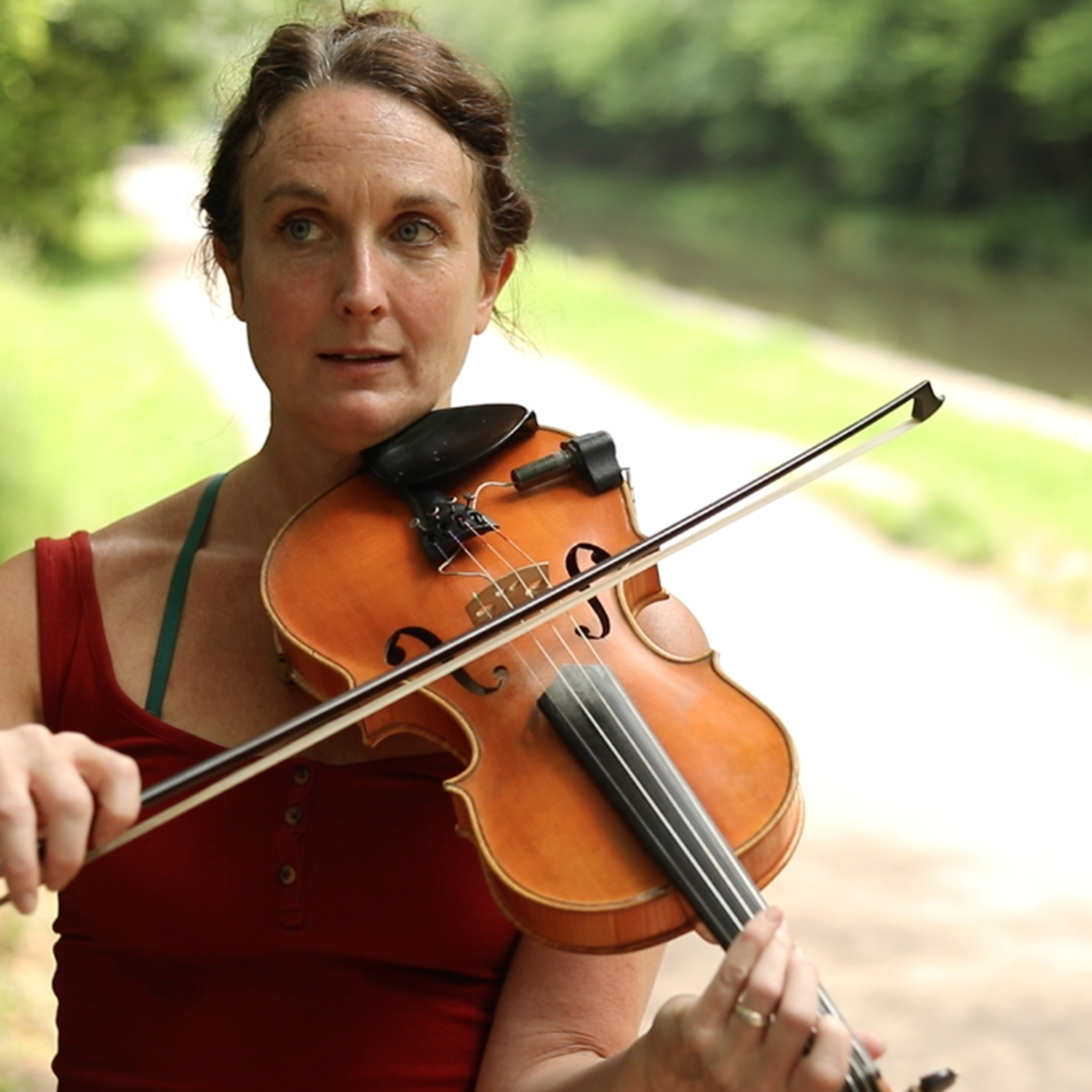 Nancy Kerr along the Kennet and Avon Canal