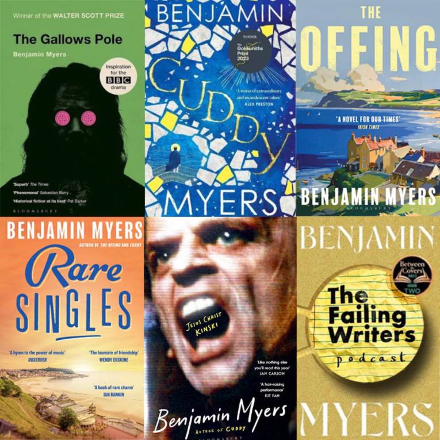 S6 Ep16: Benjamin Myers: Write what you want to know