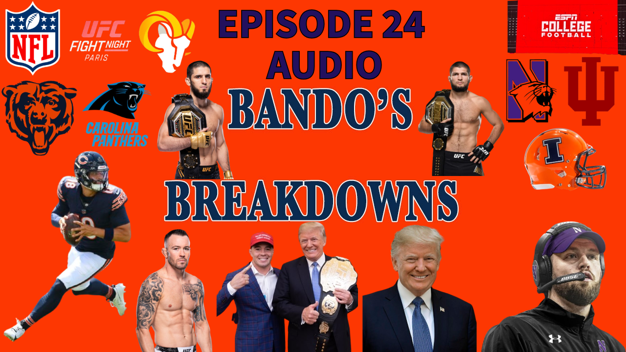 Caleb Williams attends UFC 307 | Bando Breakdowns Ep 24 - 10/2/2024 episode artwork