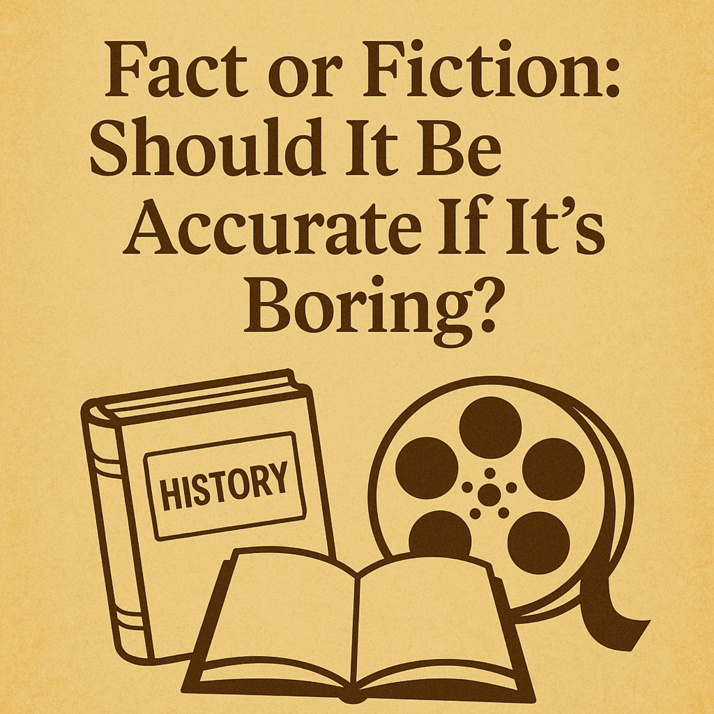 Episode 46: Fact or Fiction: Should It Be Accurate If It’s Boring? episode artwork