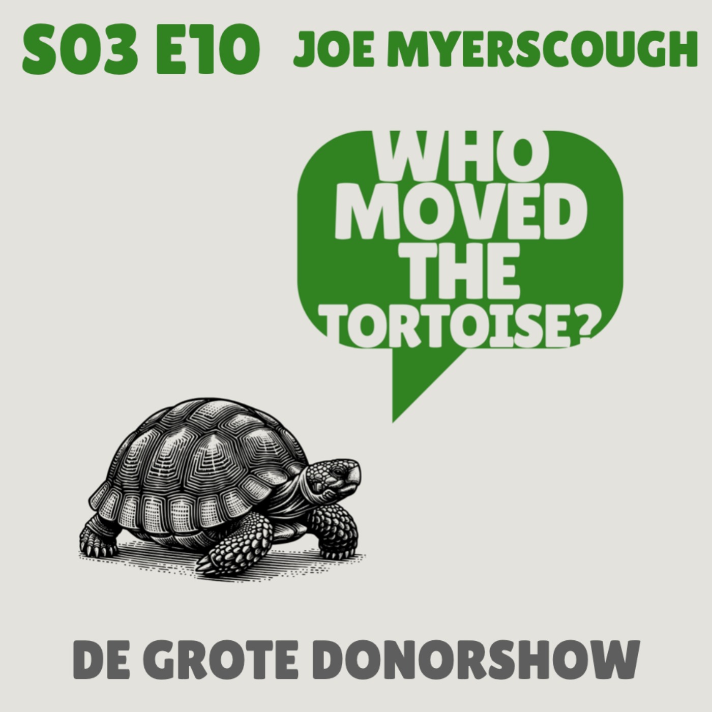 De Grote Donorshow - with Joe Myerscough De Grote Donorshow - with Joe Myerscough