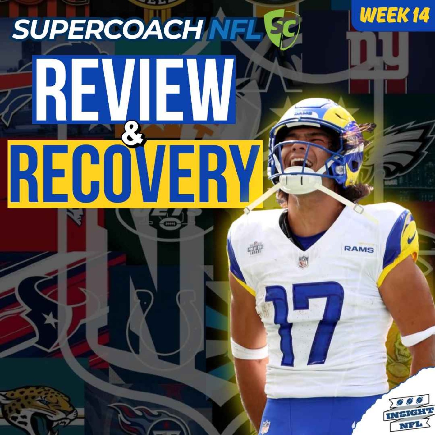NFL SuperCoach 2025 | Review & Recovery (Wk14) + Injury Report | PUKA NUKE*UA episode artwork
