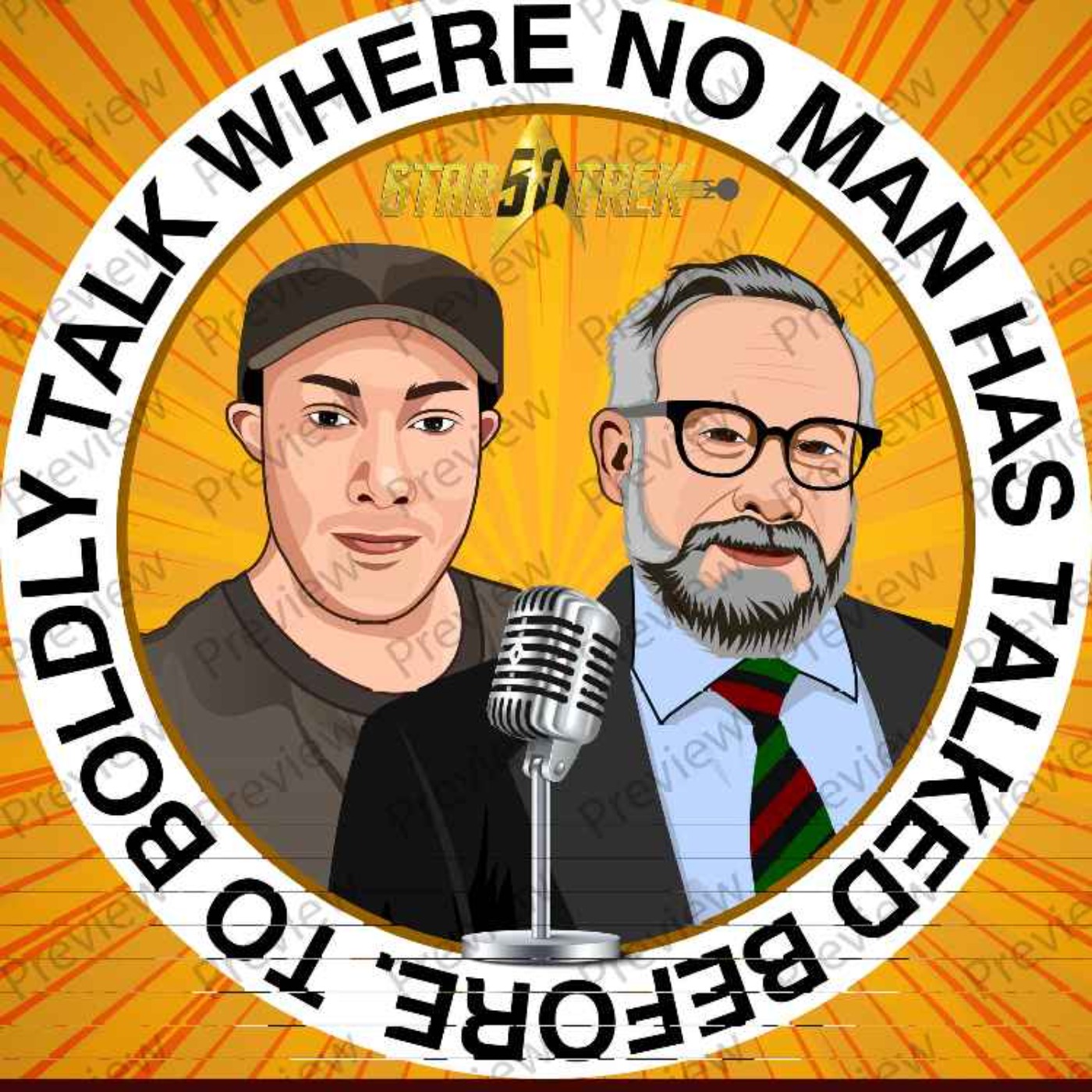cover art for Episode 1: To Boldly Talk Where No Man Has Talked Before