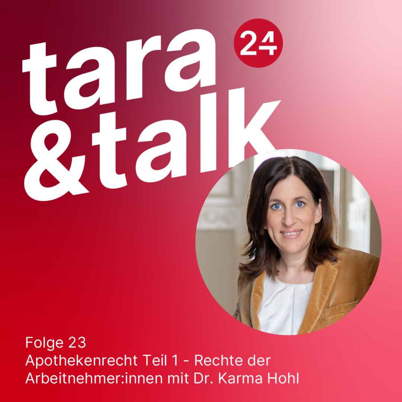 Apothekenrecht Teil 1 - Rechte der Arbeitnehmer:innen  mit Dr. Karma Hohl