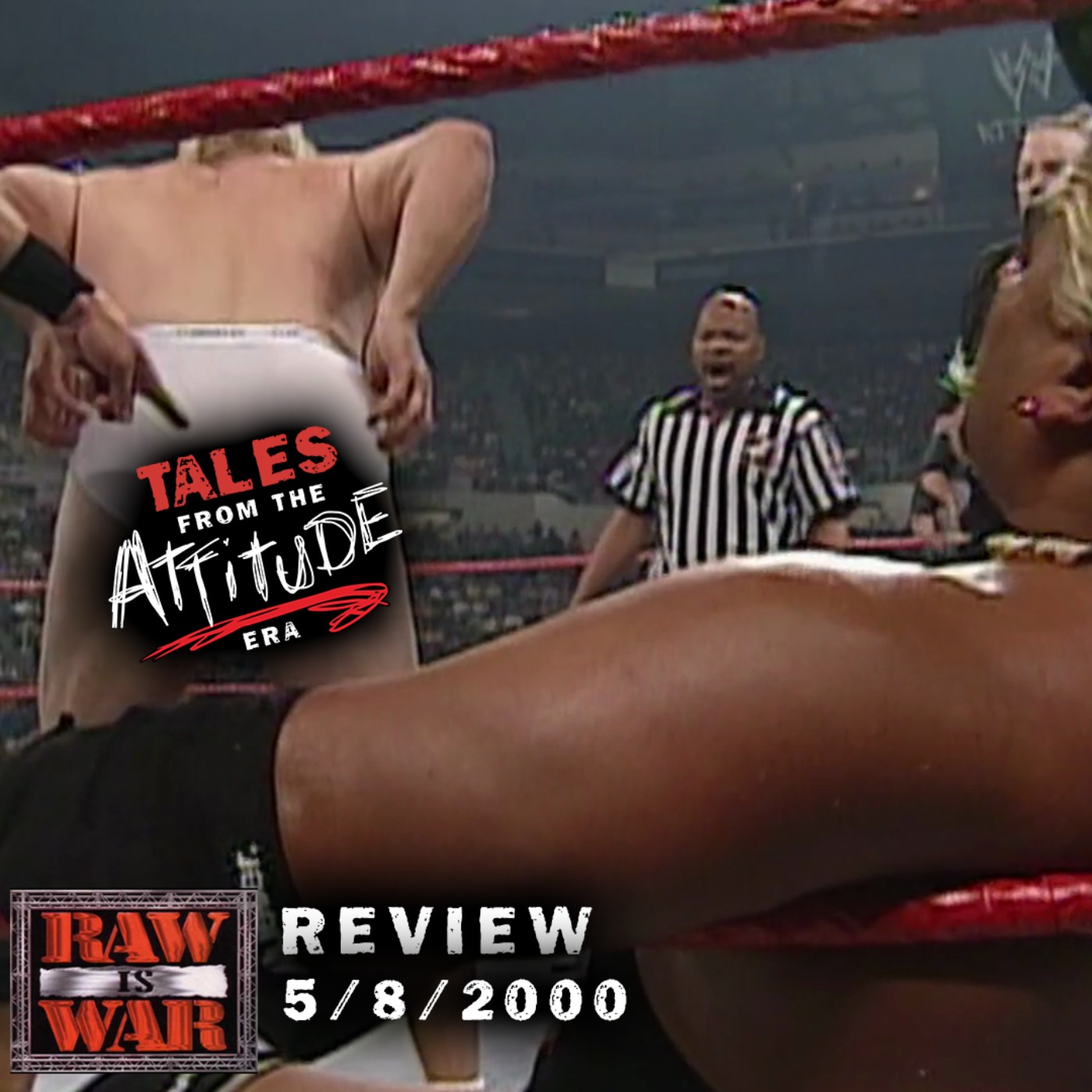 The Gross Pat Patterson "Skid Mark" Stink Face! - WWF RAW Review 5/8/2000
