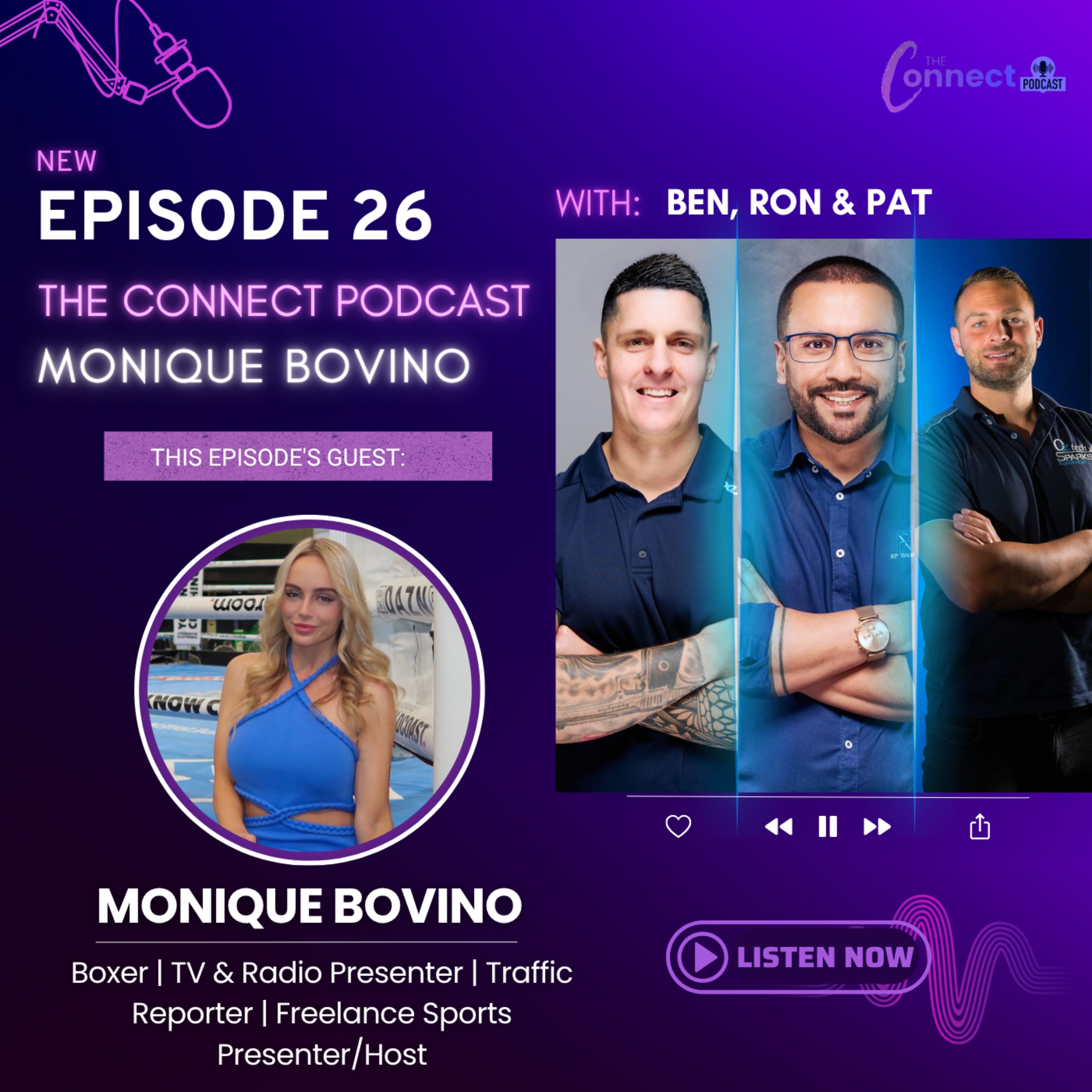 EPISODE 26: The Connect Podcast - feat. Monique Bovino episode artwork