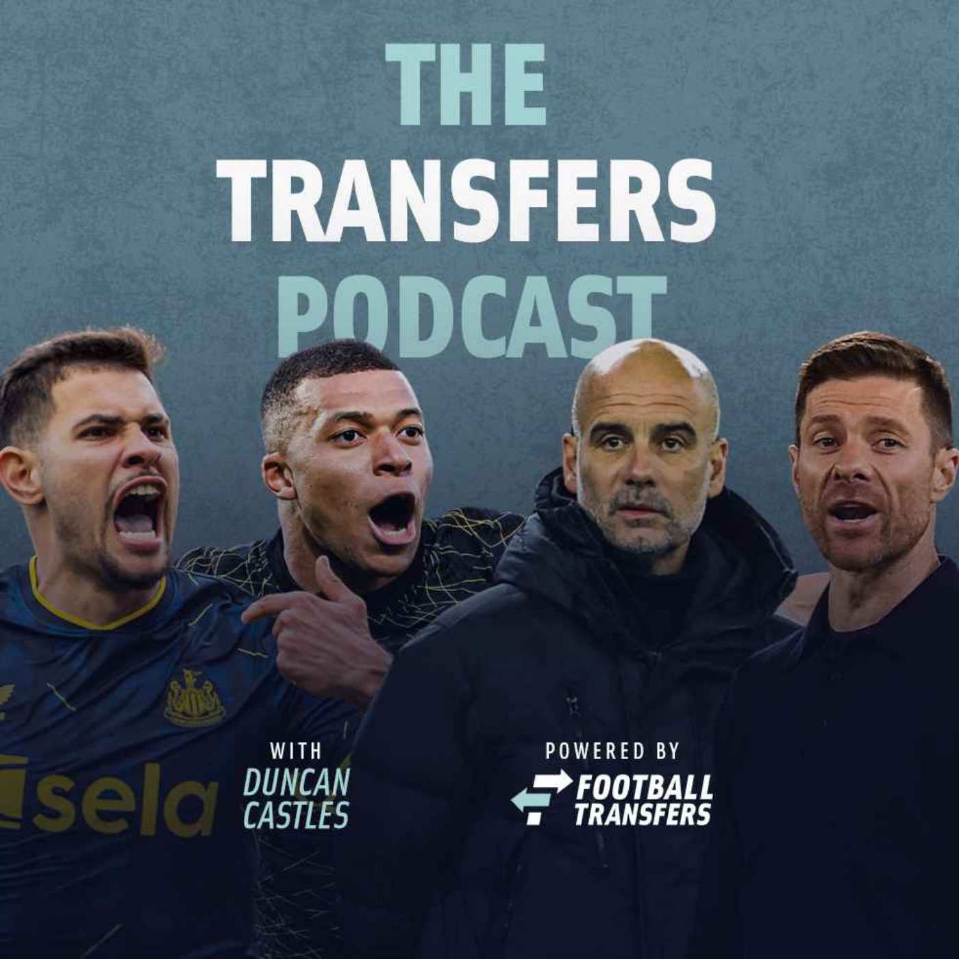 cover art for The Transfers Podcast, powered by FootballTransfers