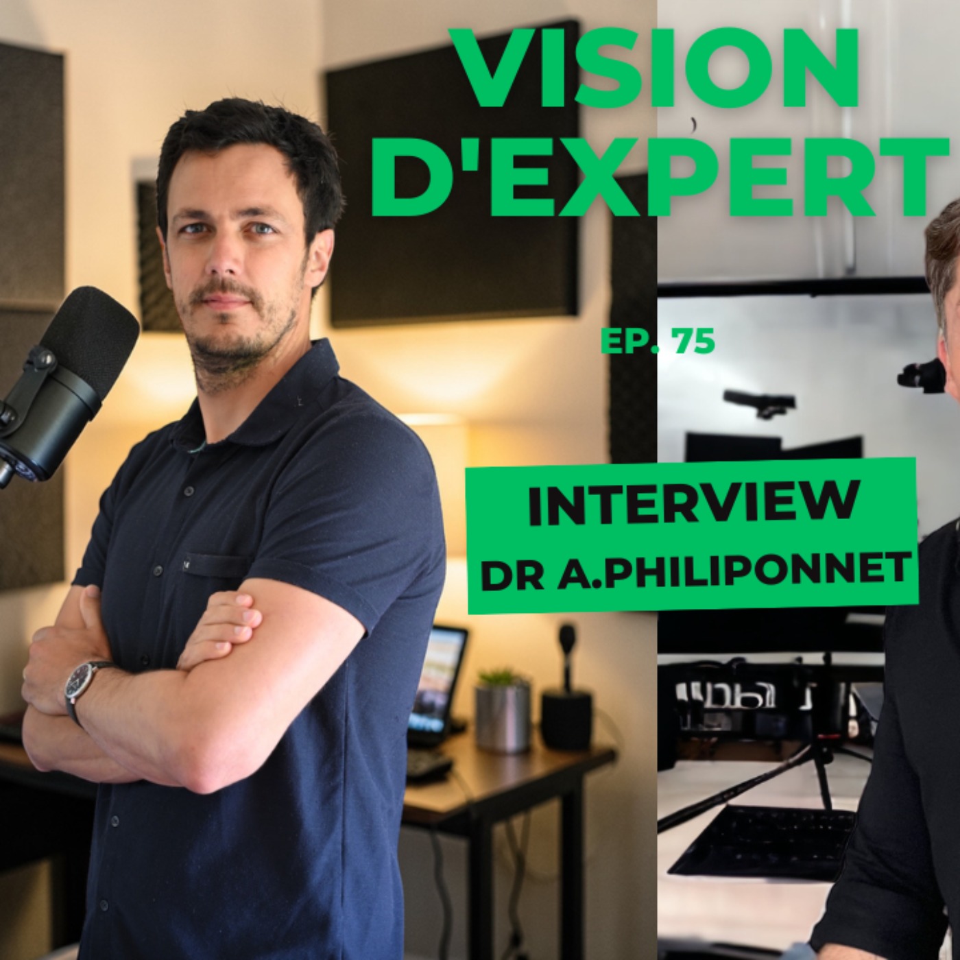 Vision d'Expert #75 / Interview du Dr  PHILIPONNET / La santé mentale des ophtalmologues episode artwork