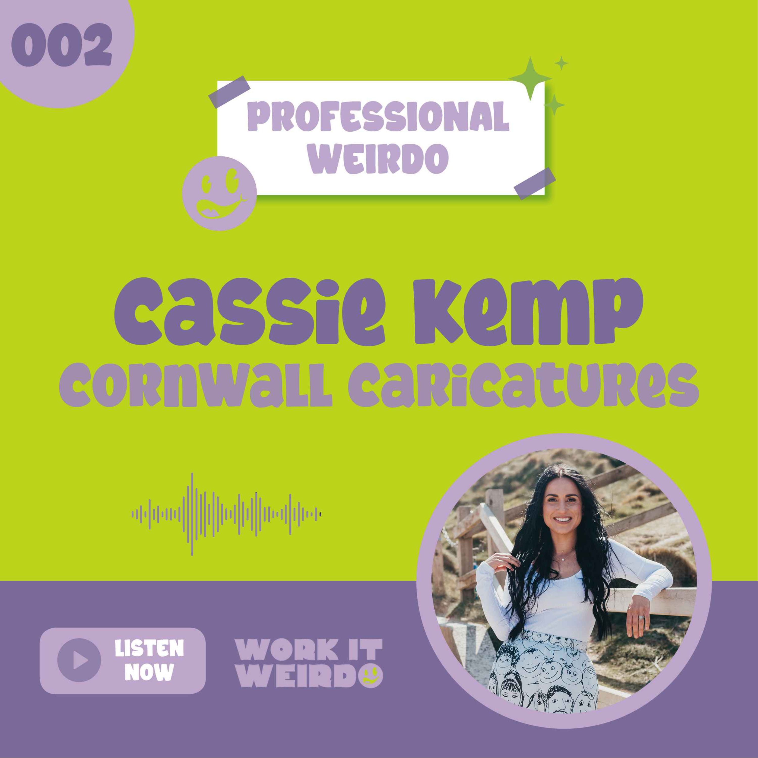 002 - Cassie Kemp from Cornwall Caricatures