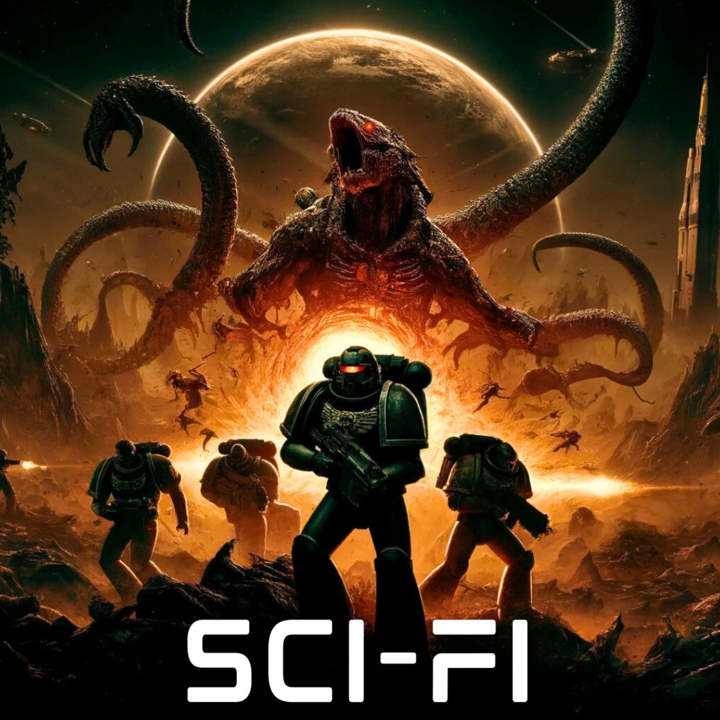 An Alien Threat Approached Earth. Space Marines Were Our Last Hope | Sci-Fi Creepypasta Story
