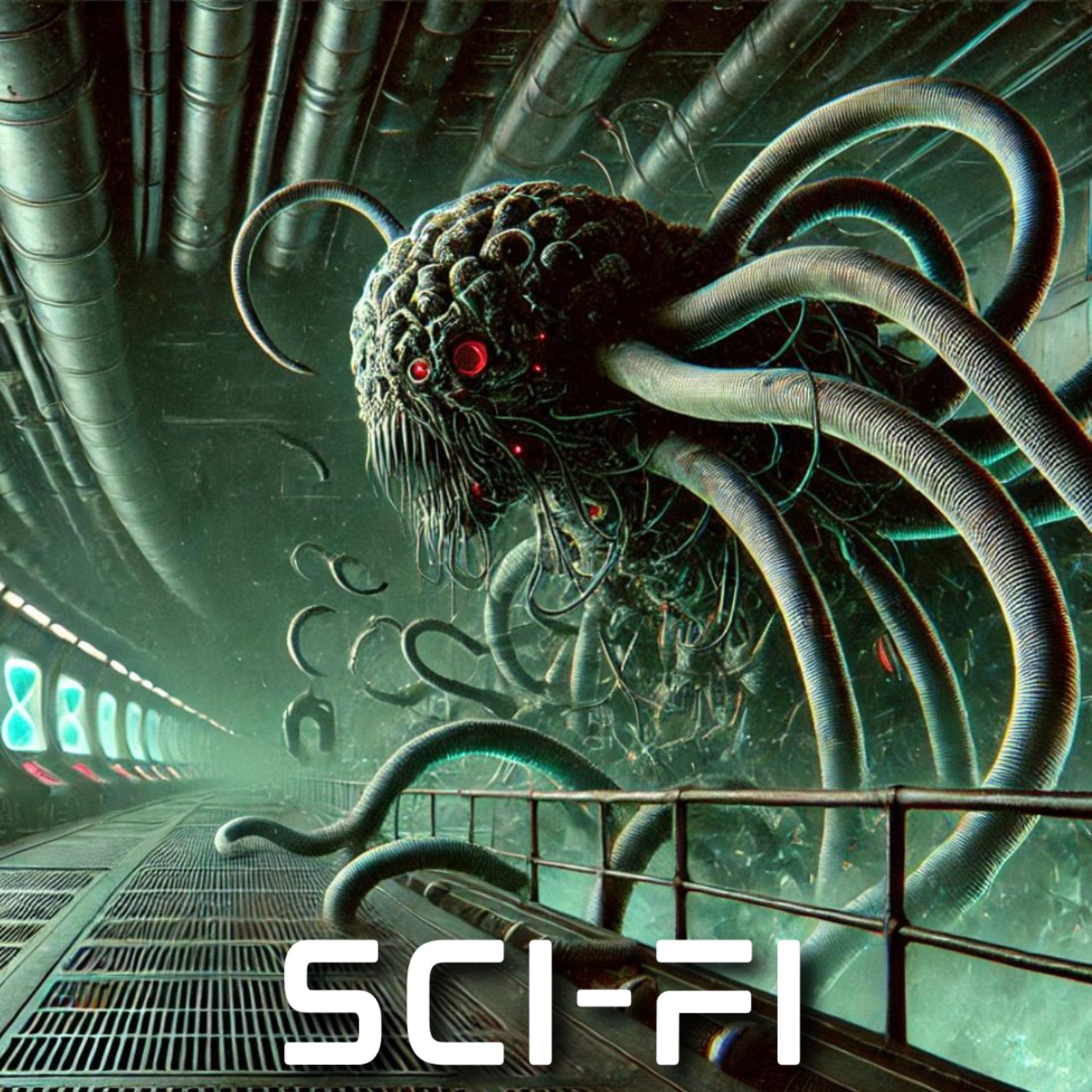 cover art for An Alien Organ Powers Our Ship. It Demands A Horrific Price | Sci-Fi Creepypasta Cosmic Horror