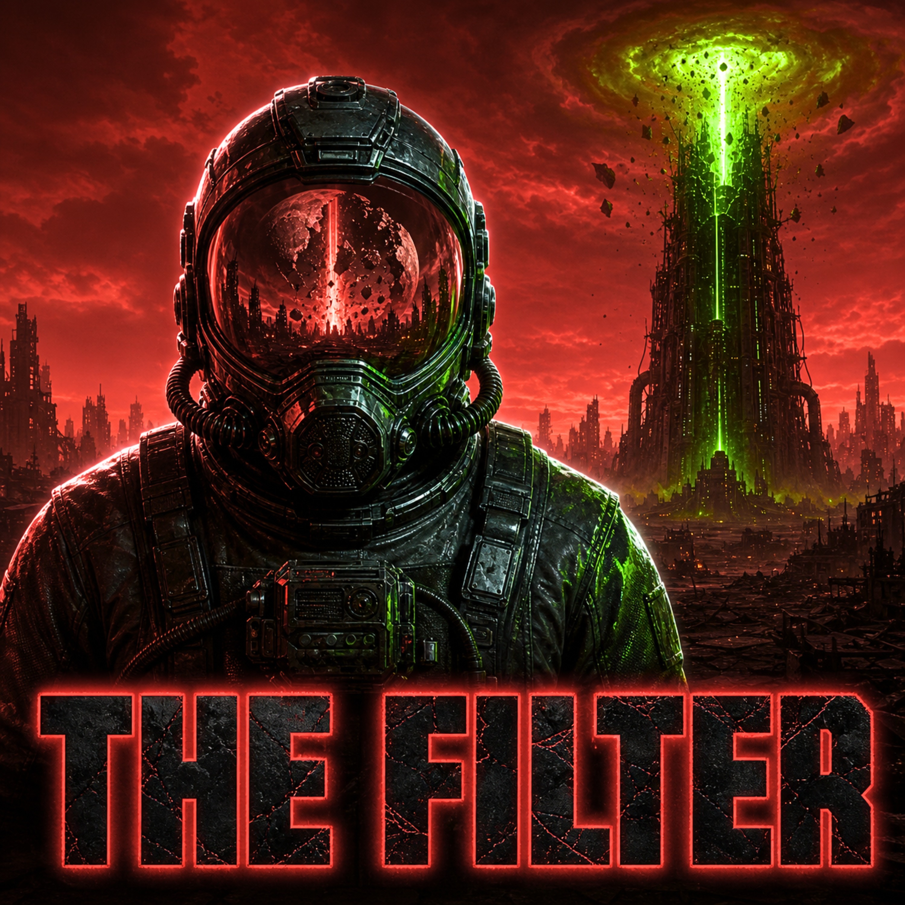 An Alien Red Filter Is Hiding The Moon. It Is Being Dismantled | Sci-Fi episode artwork