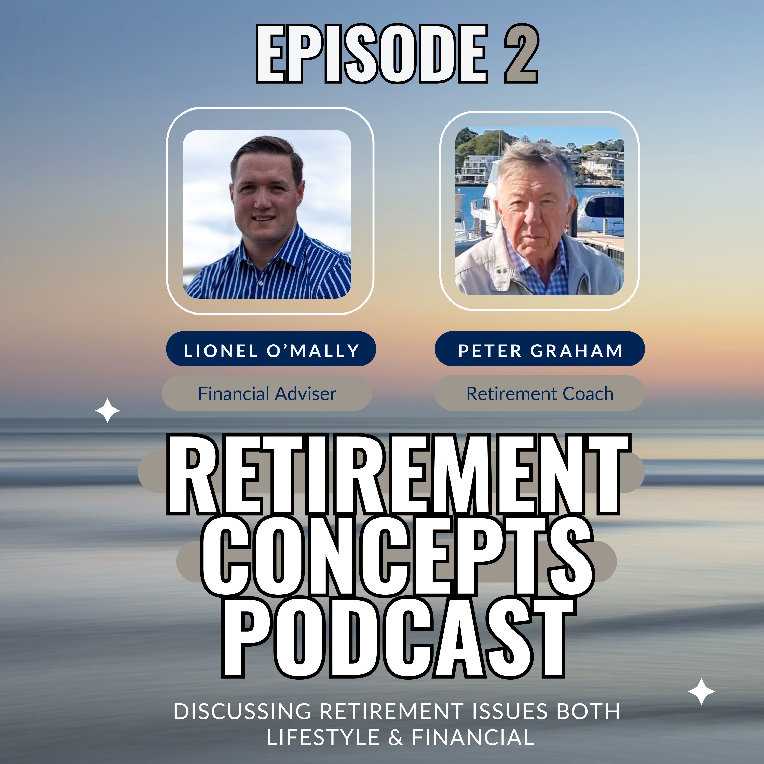 Episode 2 - Who are co-authors and podcast host: Lionel O'Mally & Peter Graham episode artwork