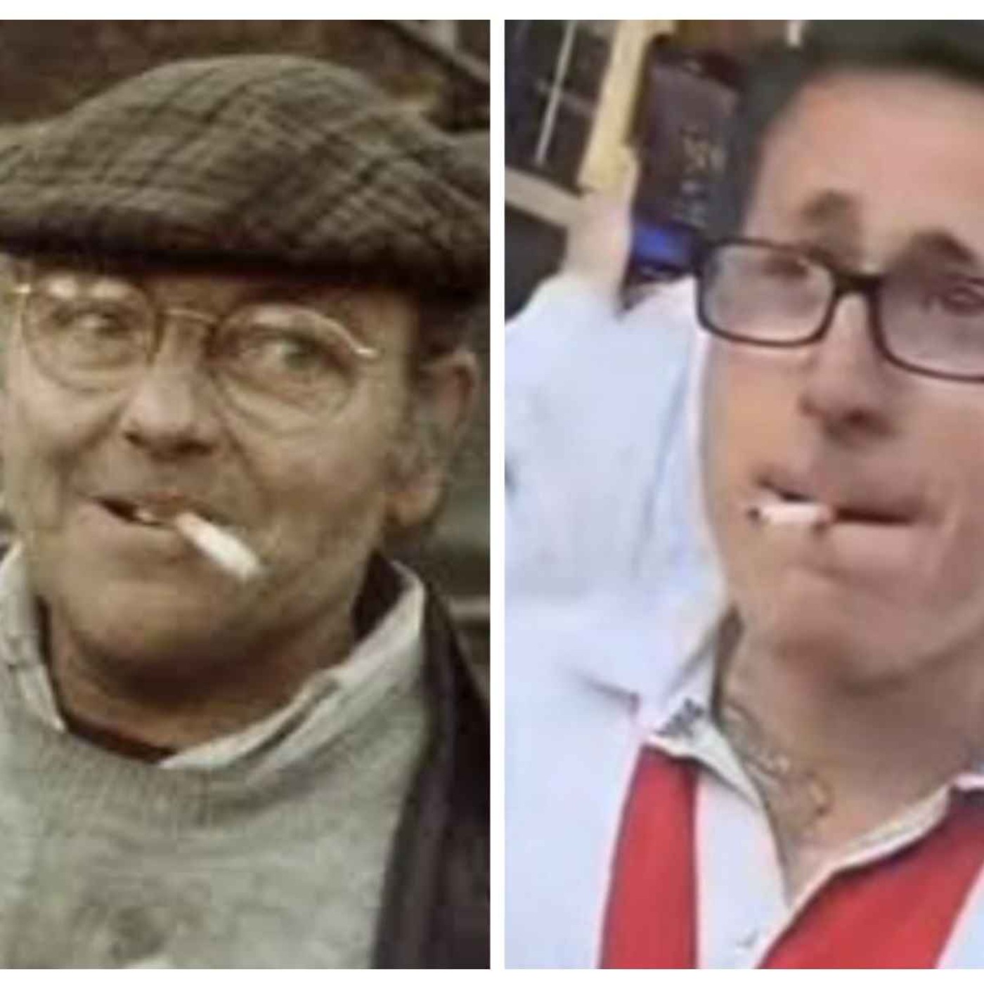 Pasties, Bath bombs  Old School Riots and Fred Dibnah episode artwork