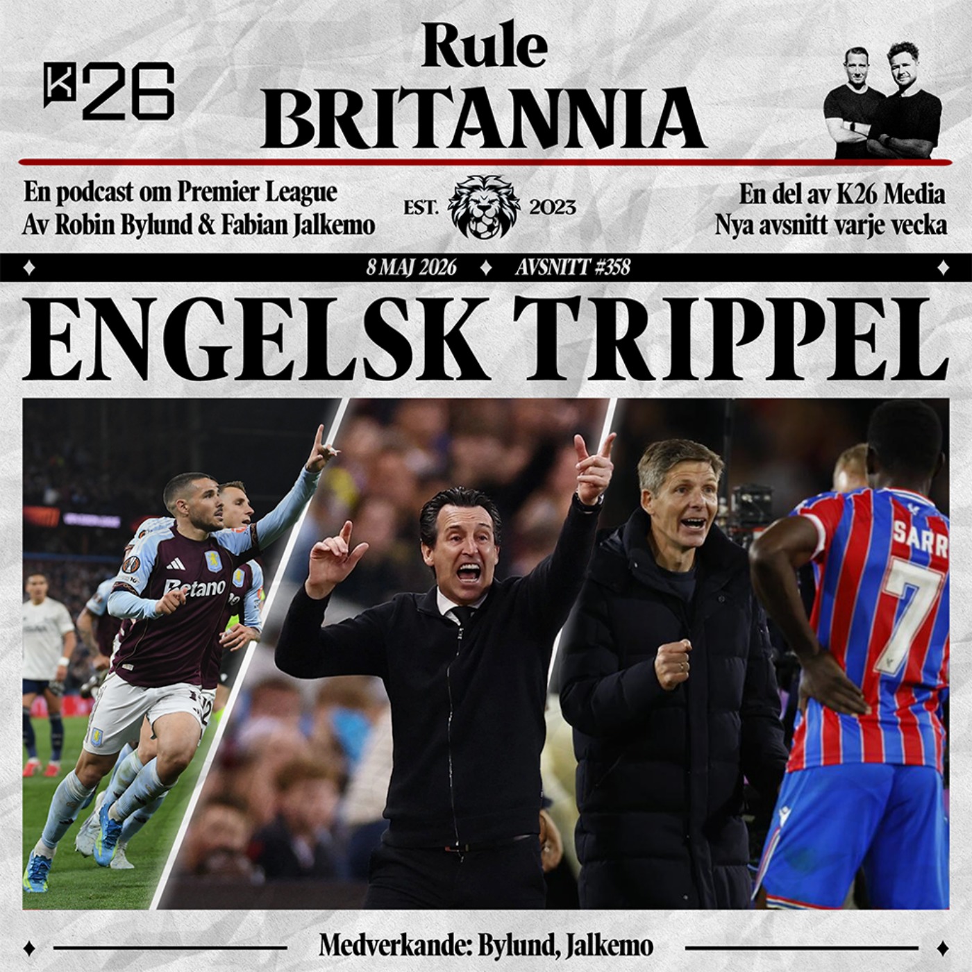 #358 Engelsk trippel episode artwork