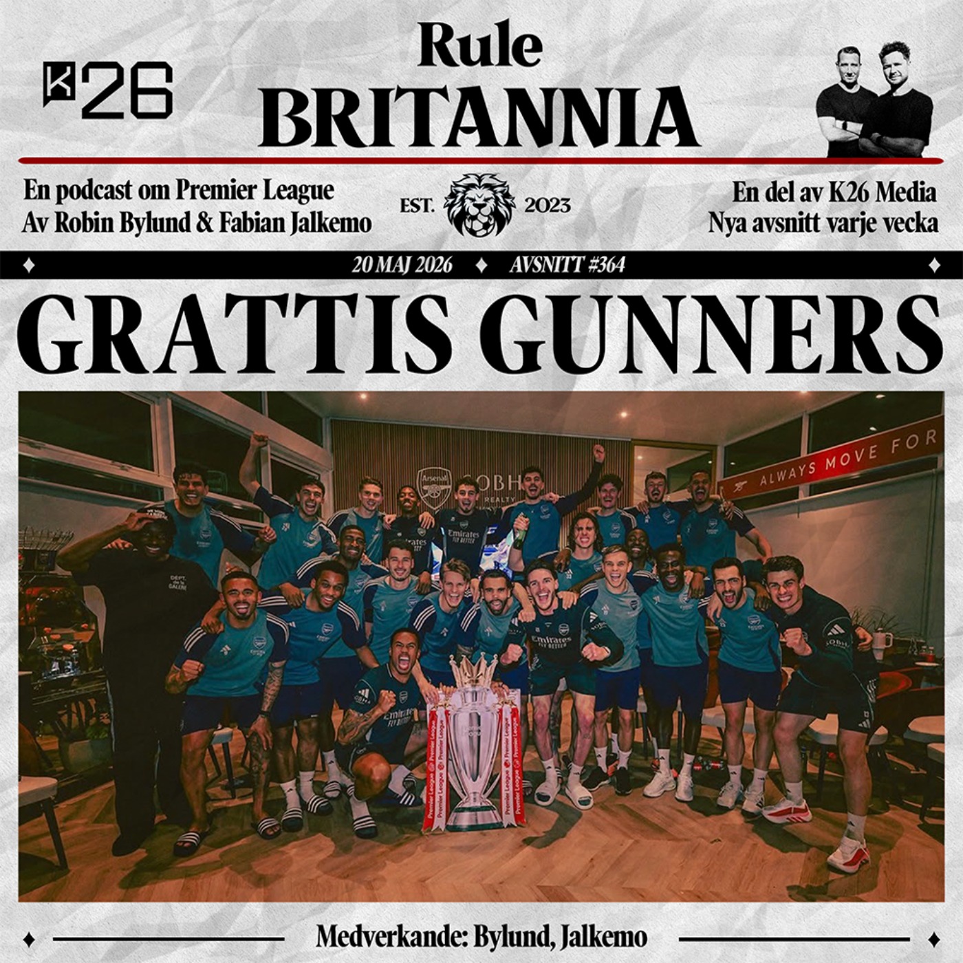 #364 Grattis Gunners episode artwork