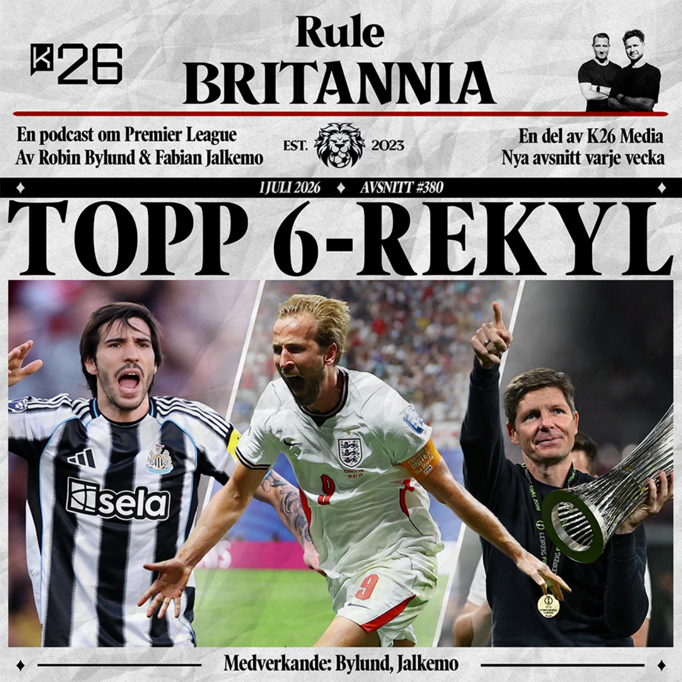 #380 Topp 6-rekyl episode artwork