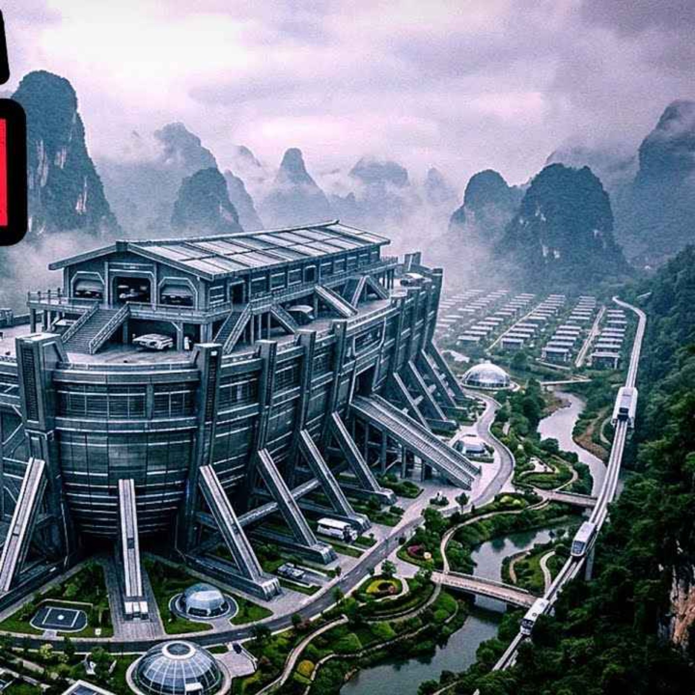 LA ÉLITE SE PREPARA PARA EL FIN DEL MUNDO, TRABAJÉ EN SU MEGA ARCA CONSTRUIDA EN  MONTAÑAS DE  CHINA