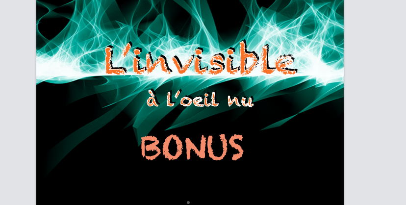 L\'invisible à l\'oeil nu