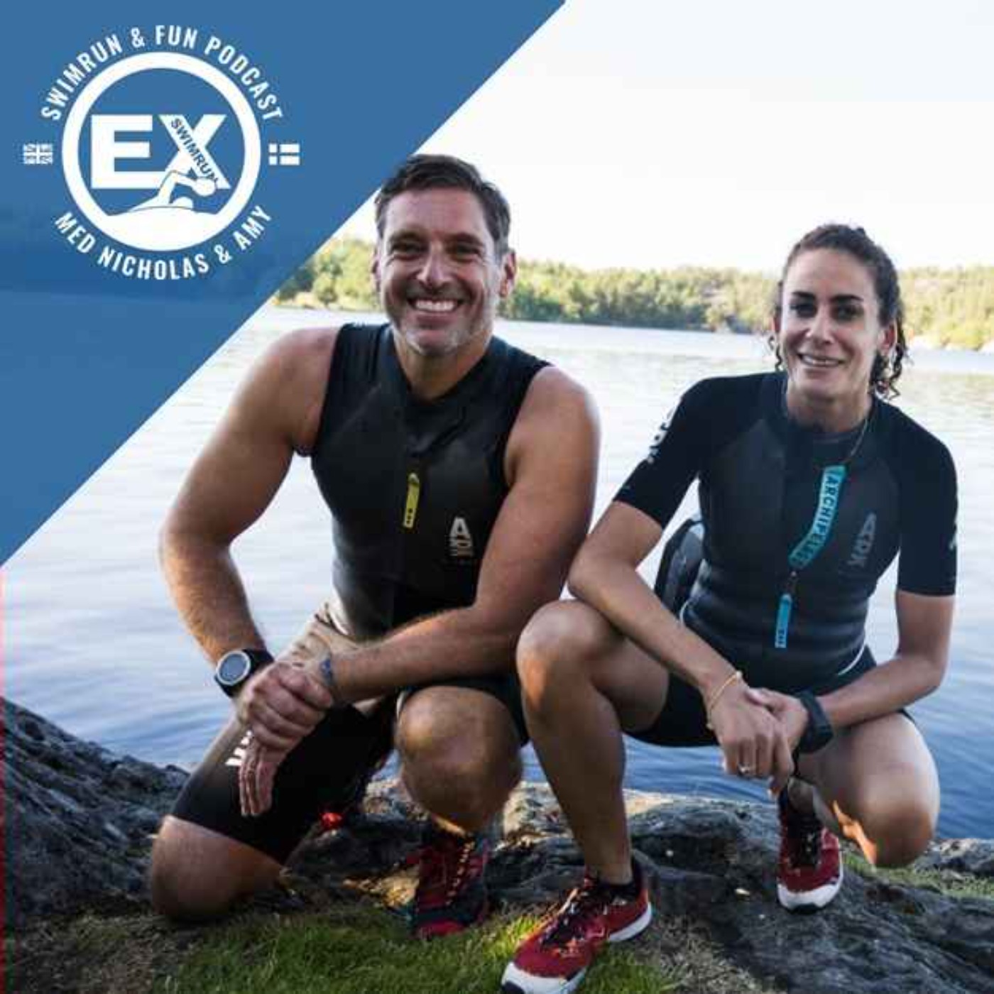 EX Swimrun & Fun podcast med Amy och Nicholas