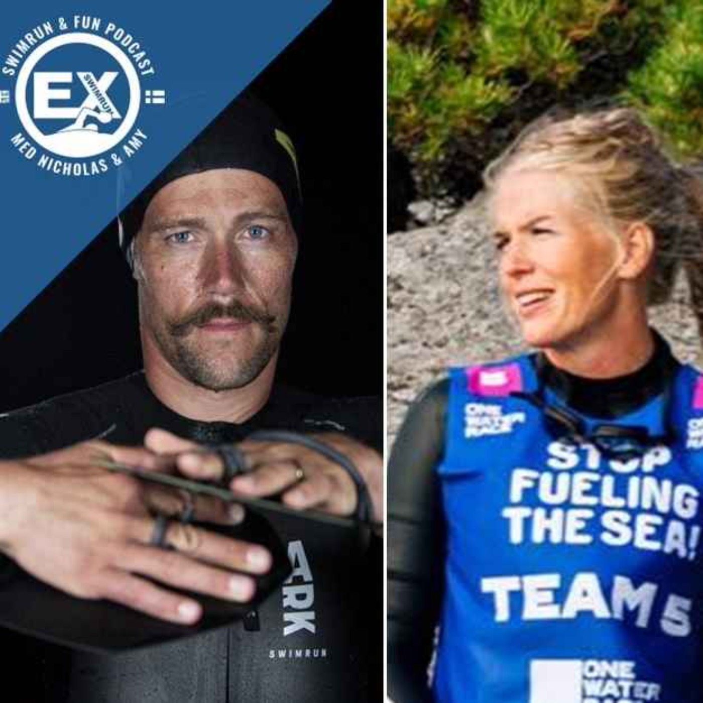 EX Swimrun & Fun podcast med Amy och Nicholas