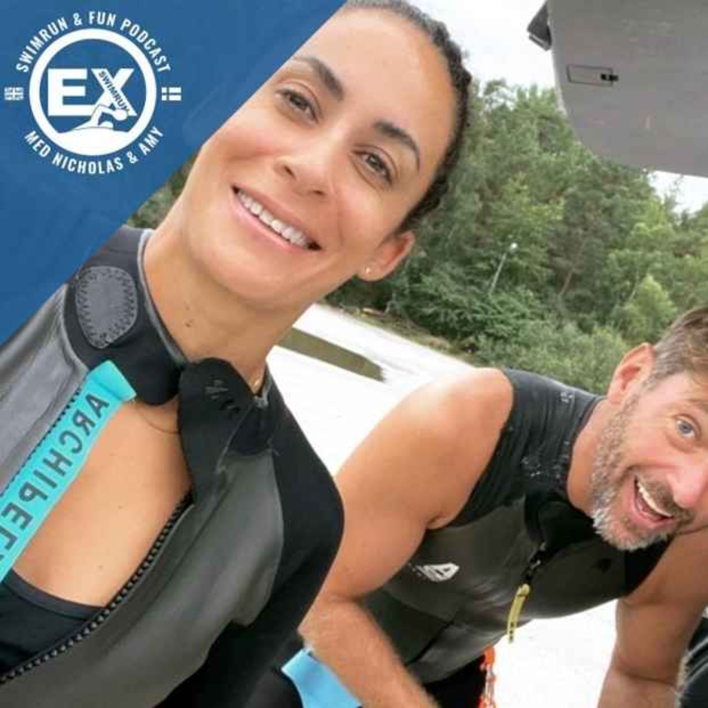 EX Swimrun & Fun podcast med Amy och Nicholas
