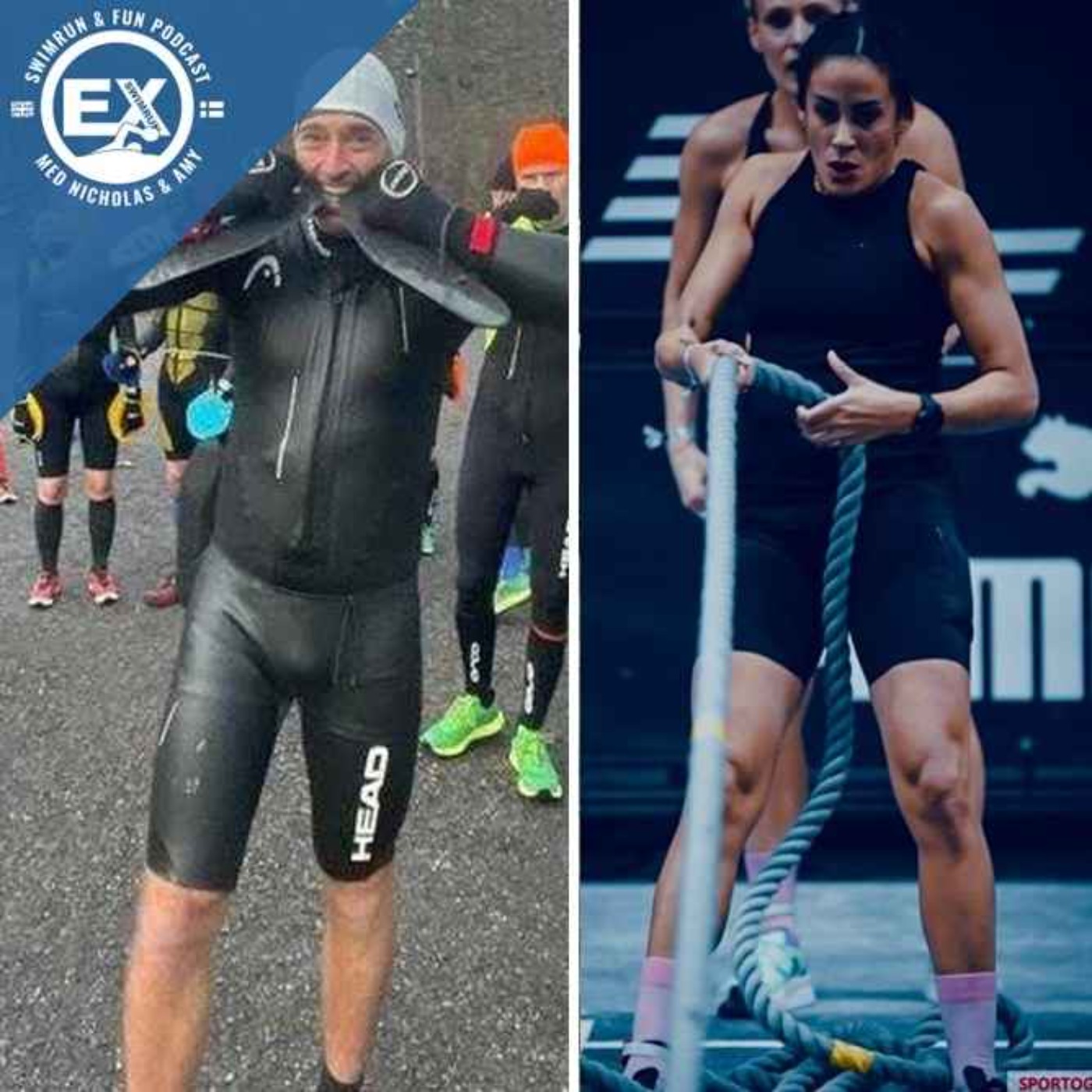 EX Swimrun & Fun podcast med Amy och Nicholas