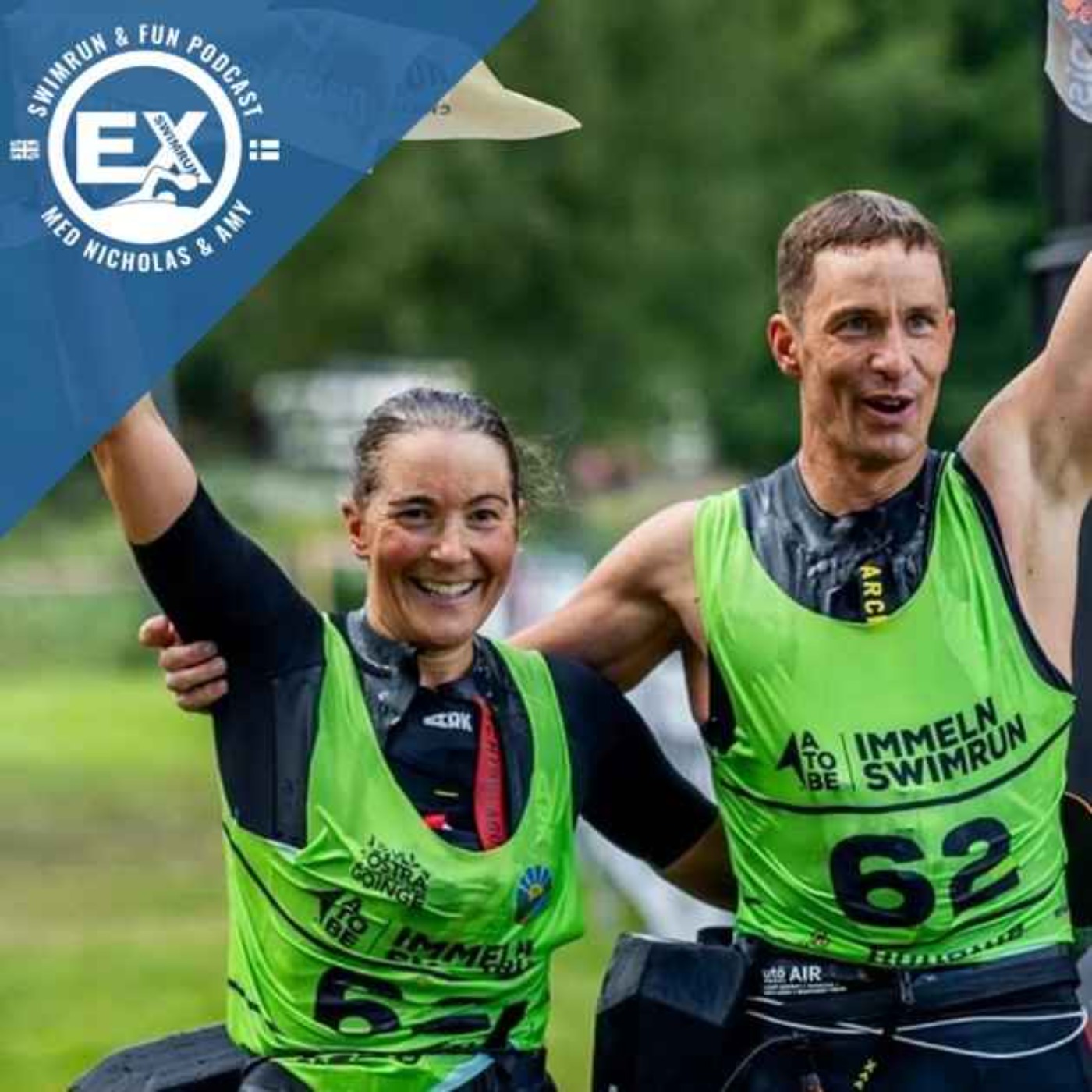 EX Swimrun & Fun podcast med Amy och Nicholas