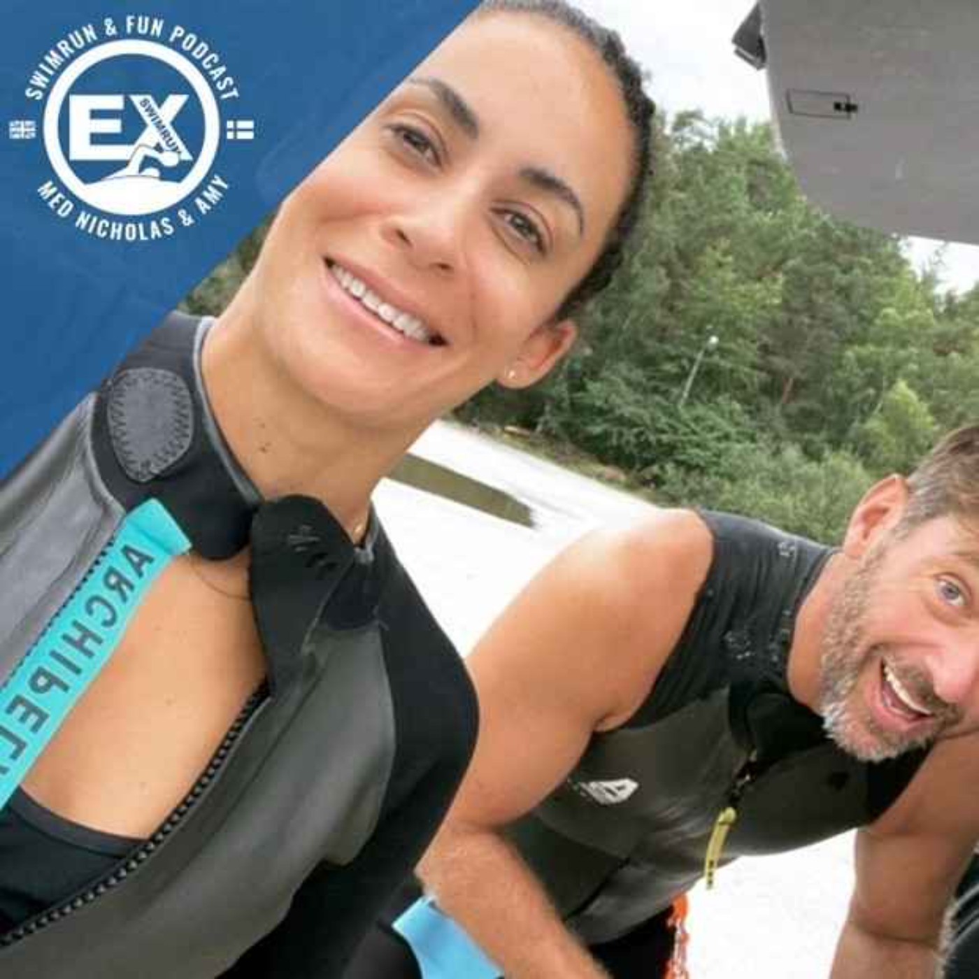 EX Swimrun & Fun podcast med Amy och Nicholas