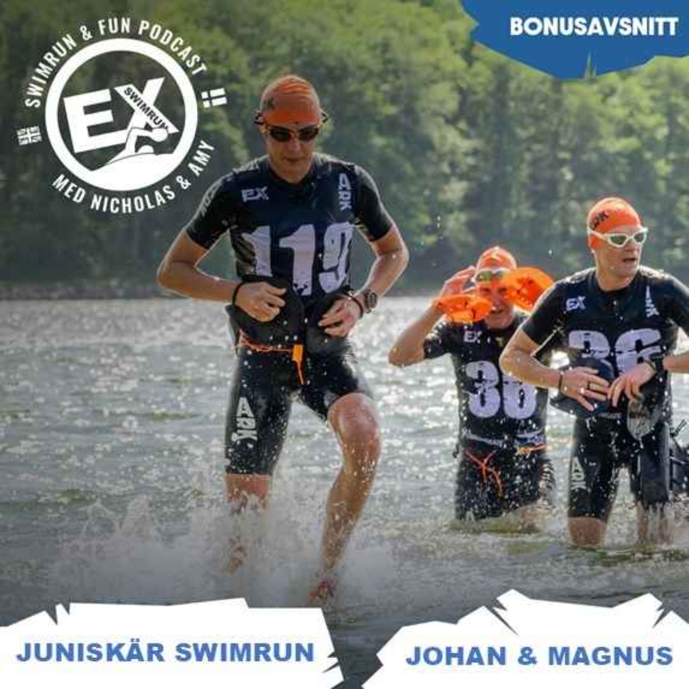 EX Swimrun & Fun podcast med Amy och Nicholas