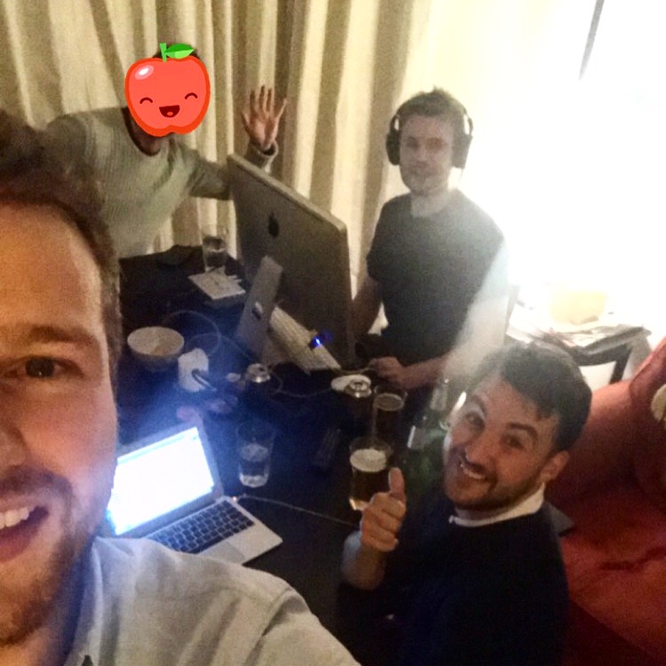 "We have an Instagram account!" "We have an Instagram account!"