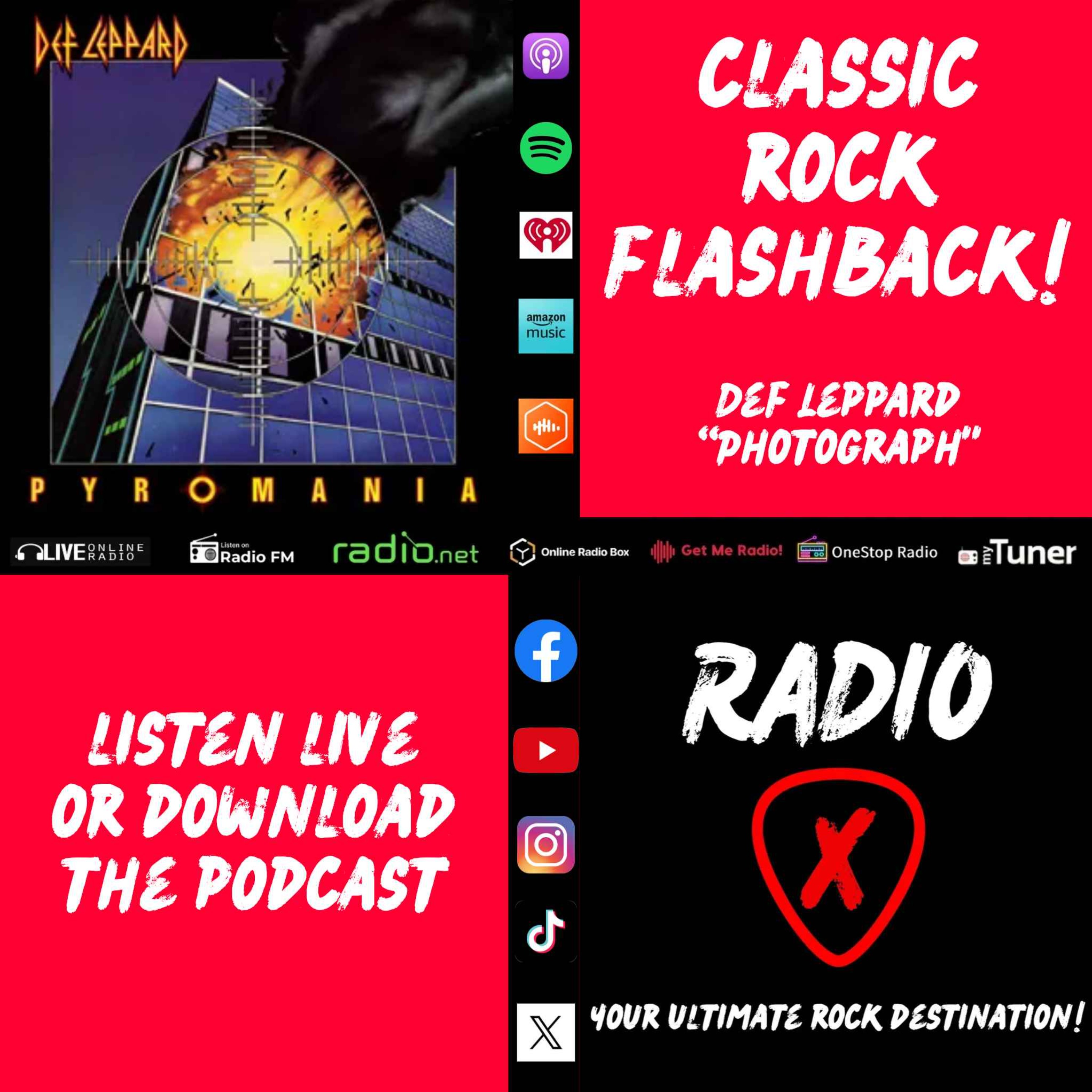 Classic Rock Flashback 20/01/2025 – Def Leppard’s Pyromania episode artwork