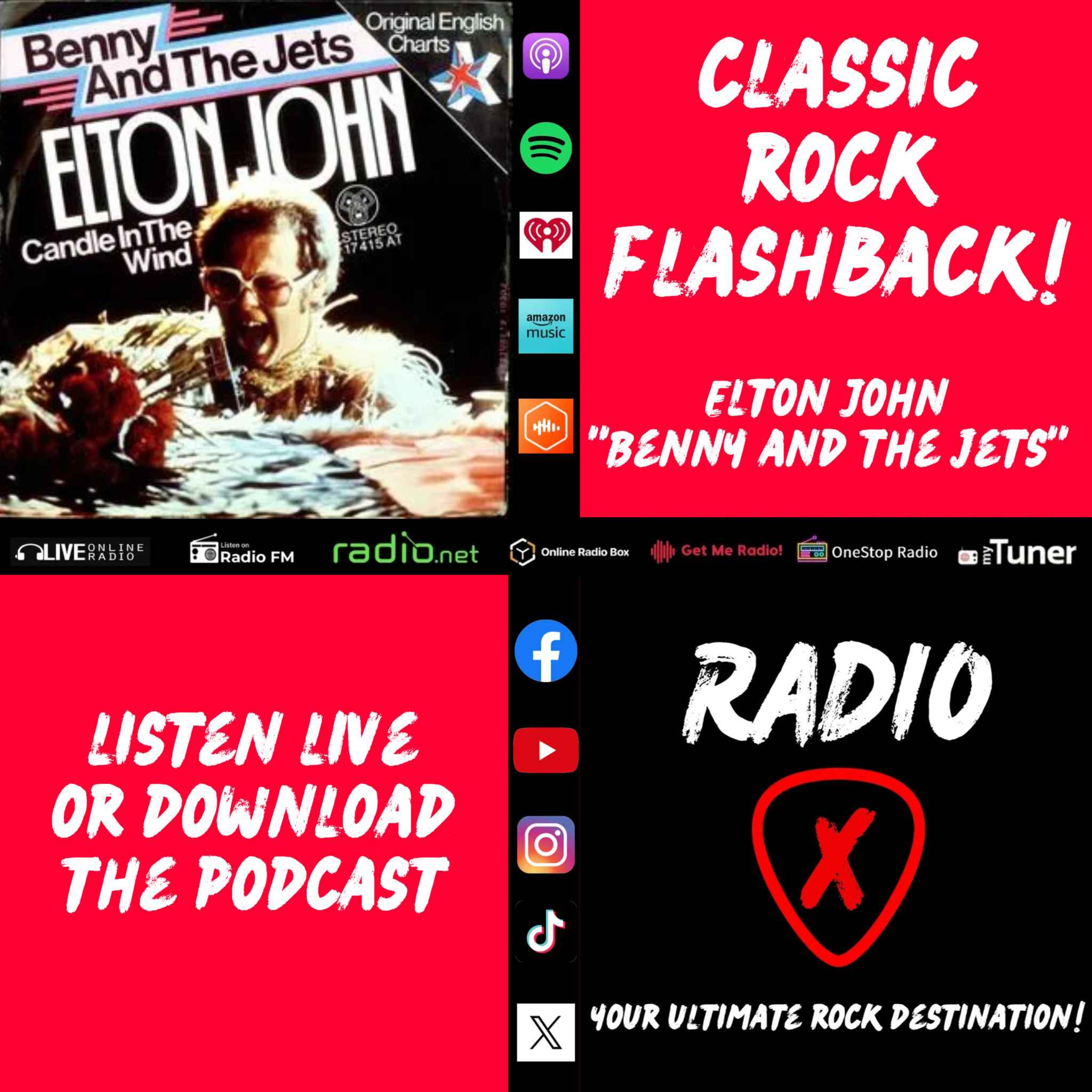 Classic Rock Flashback 03/02/2025: Elton John - Benny and the Jets episode artwork