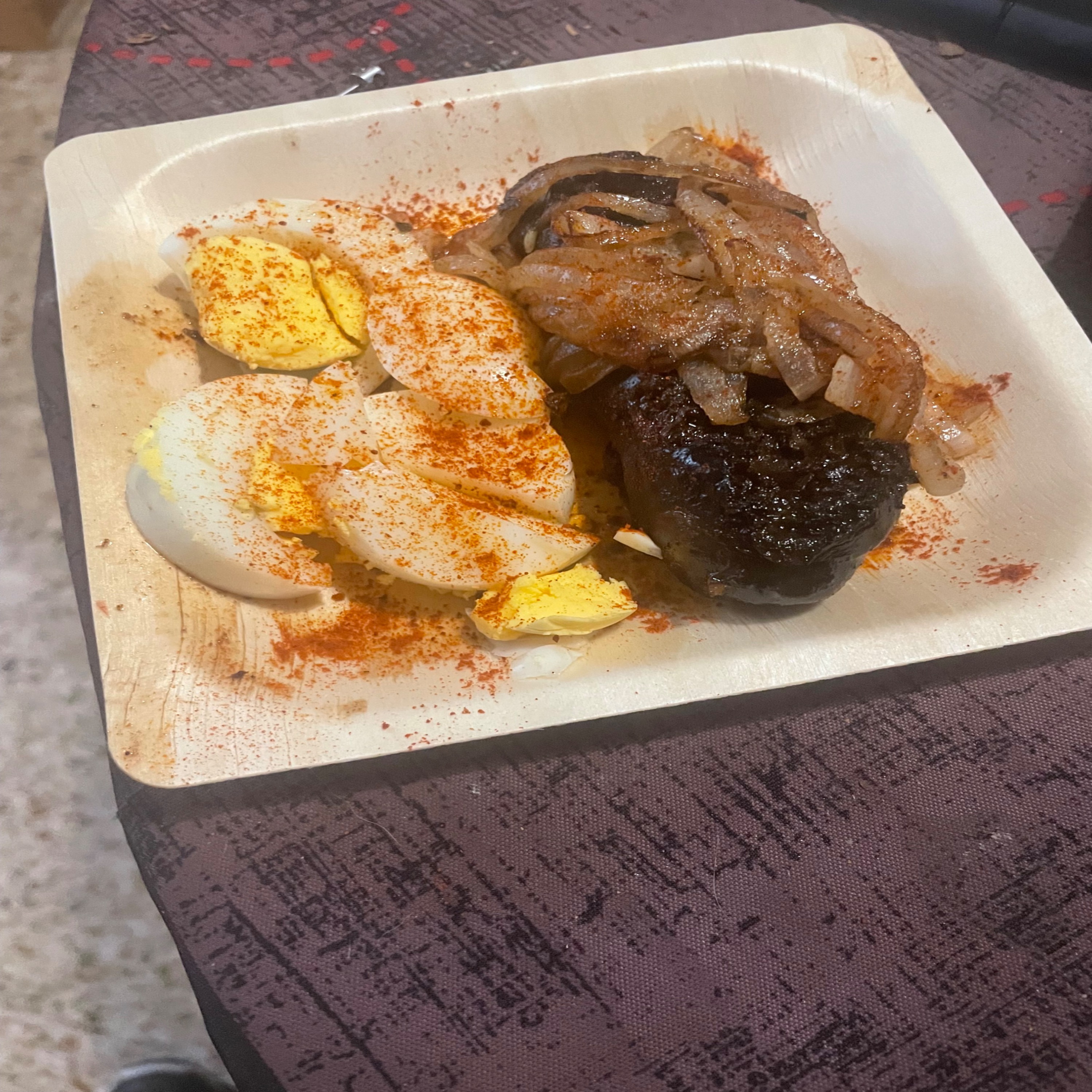 Cocinando en la fosa