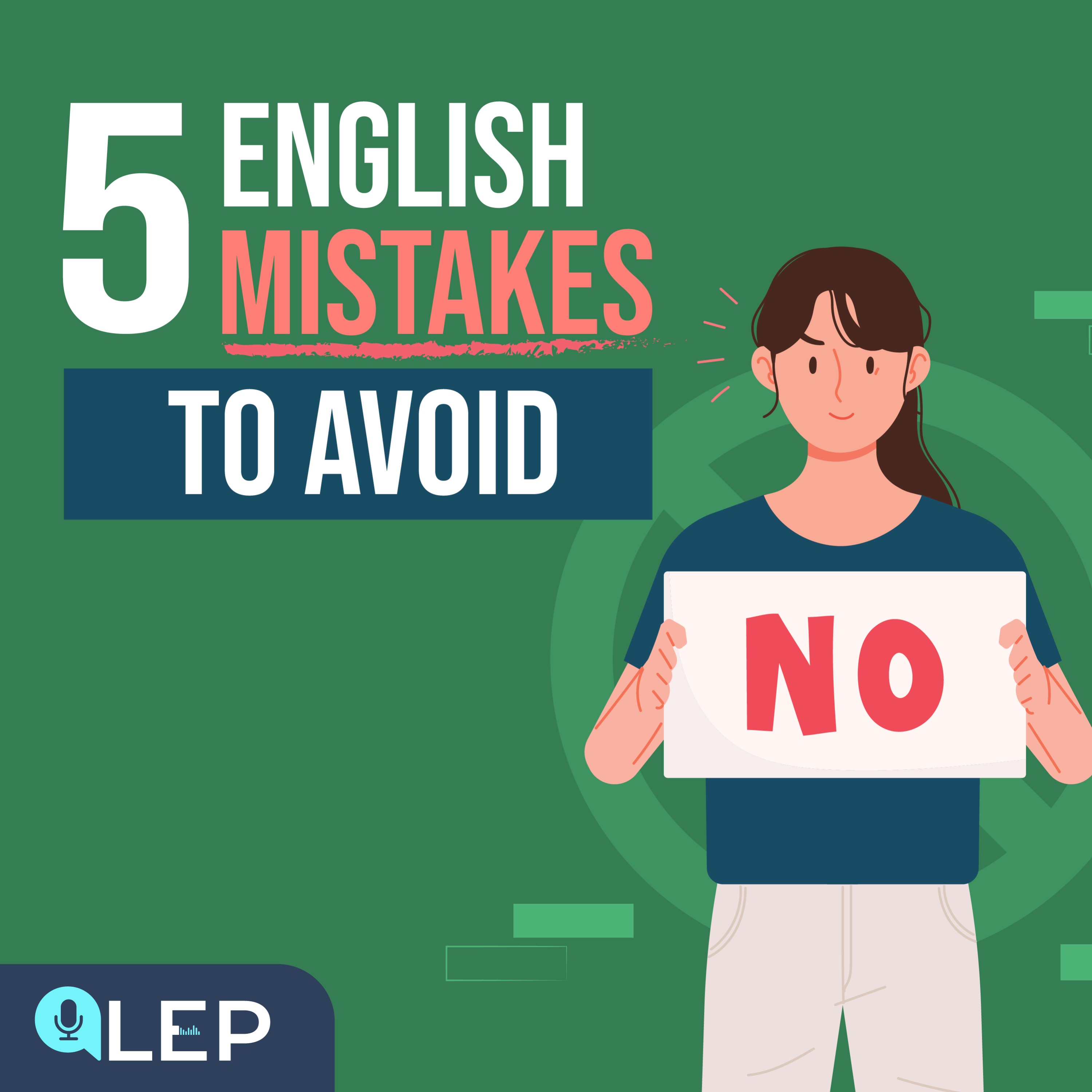5 English Mistakes you should AVOID!