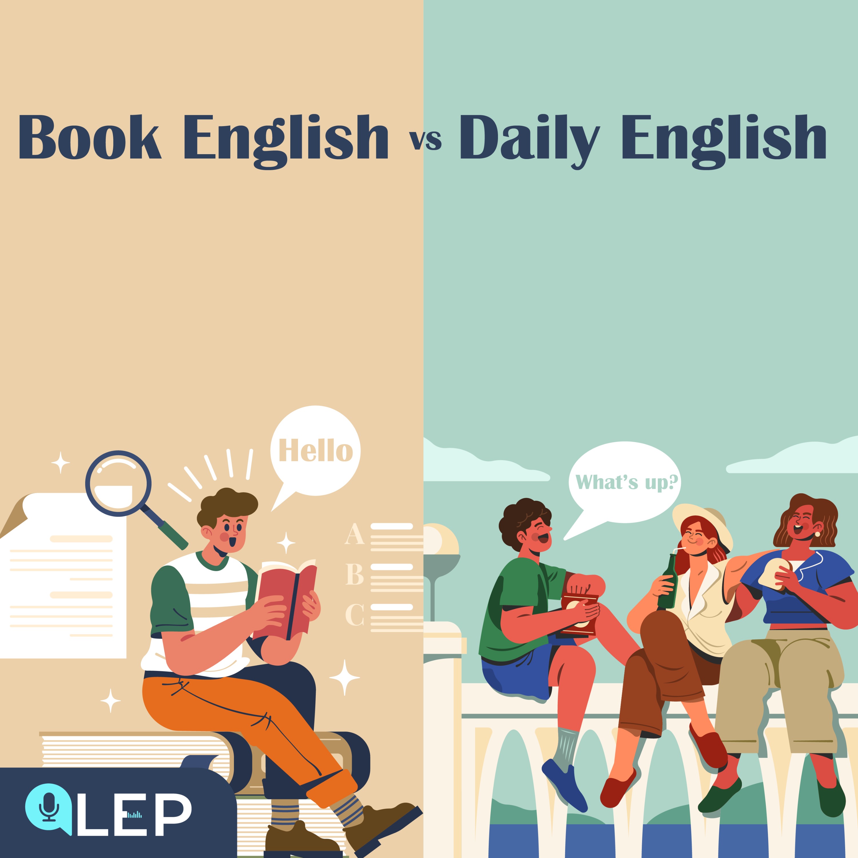 Do we really use BOOK ENGLISH?