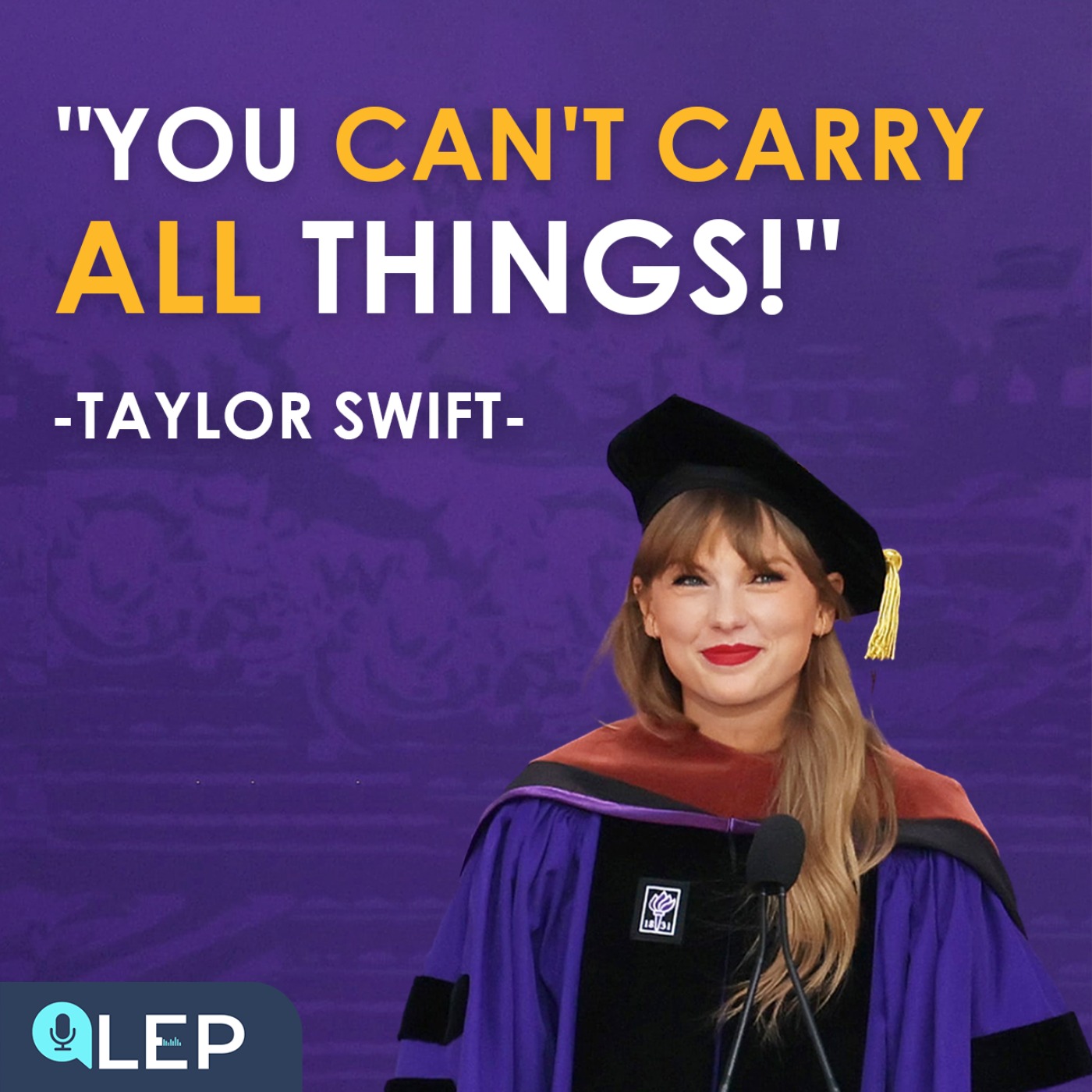 You Can’t Carry All Things!