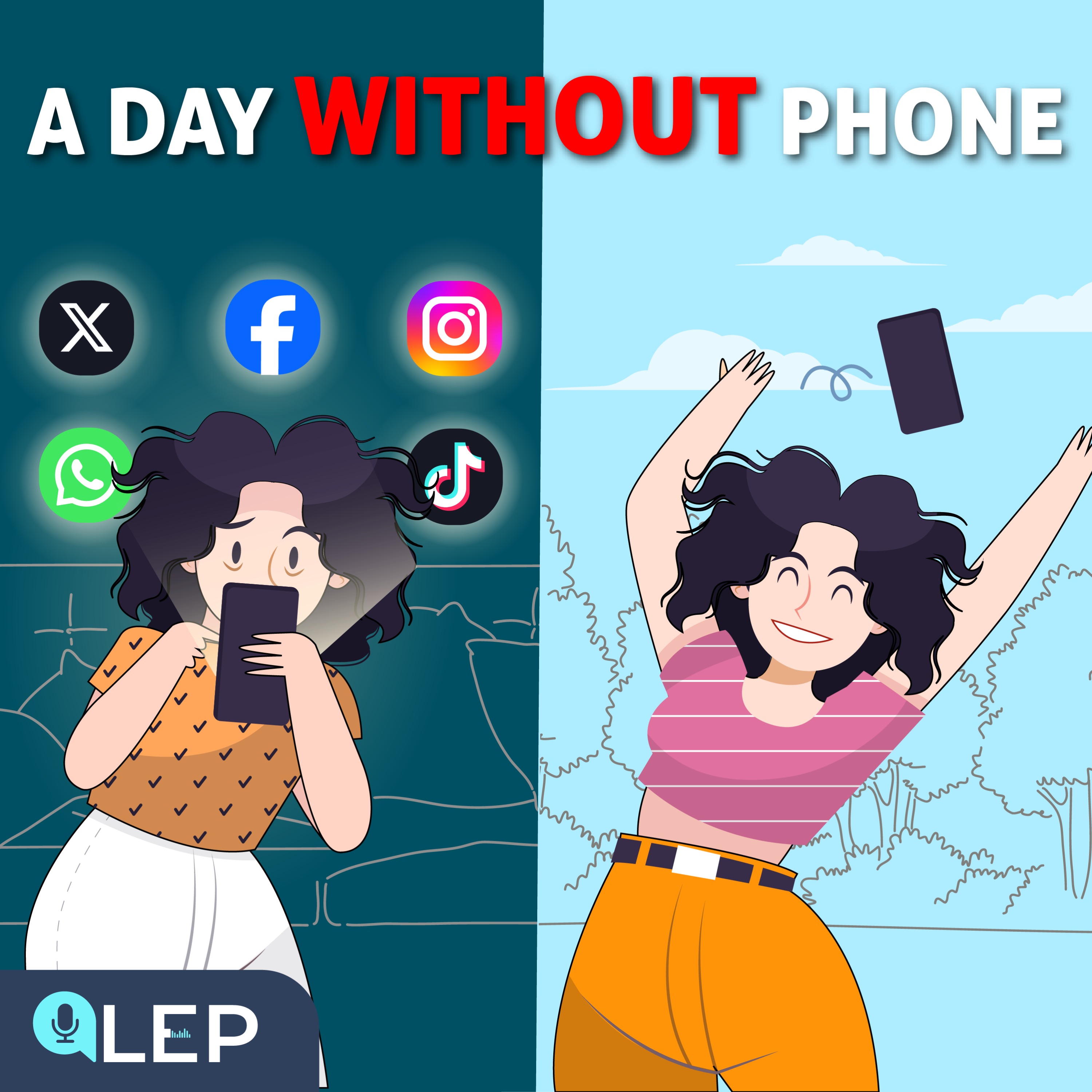 A Day Without My Phone