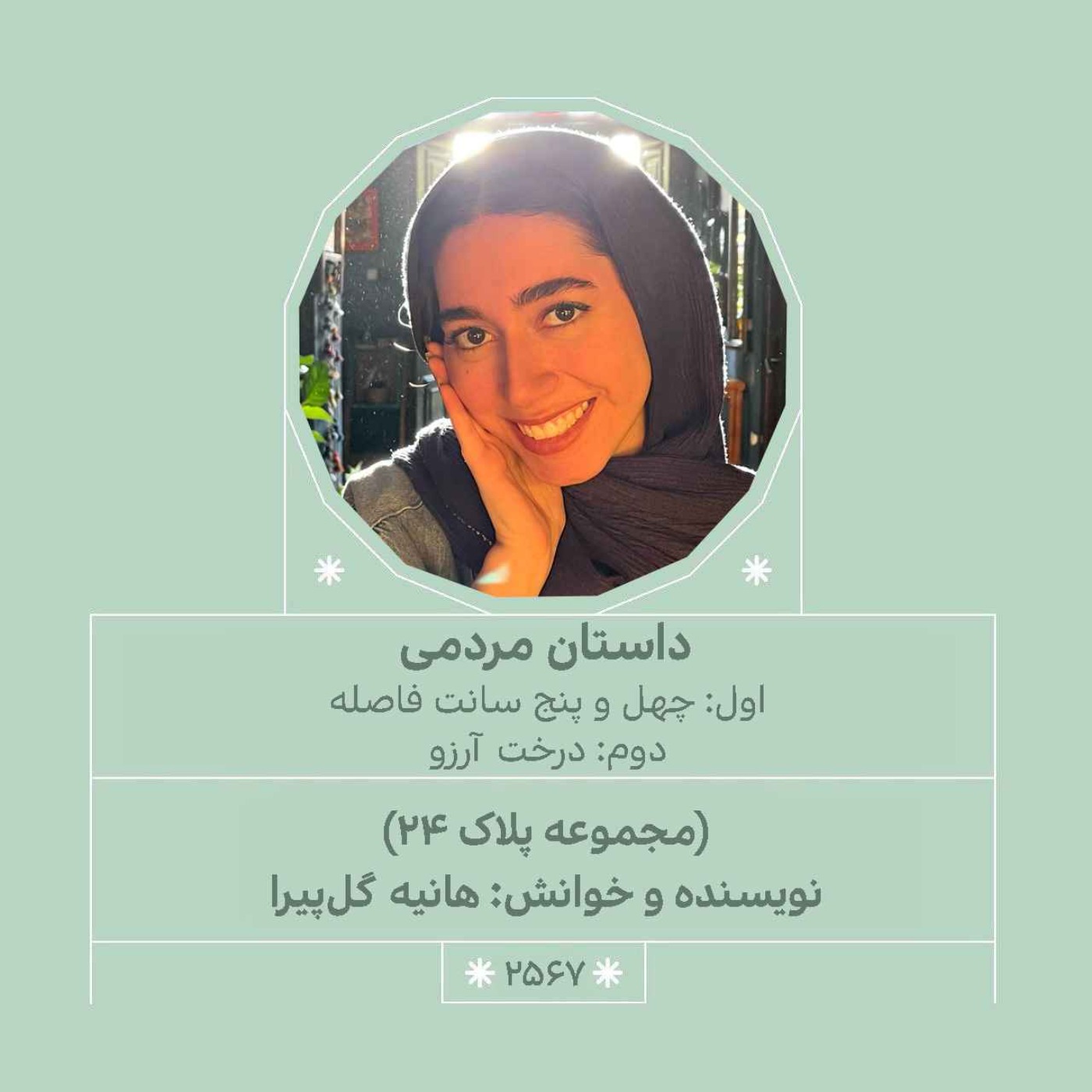 2567.مجموعه پلاک ۲۴ (چهل و پنج سانت فاصله.درخت آرزو)