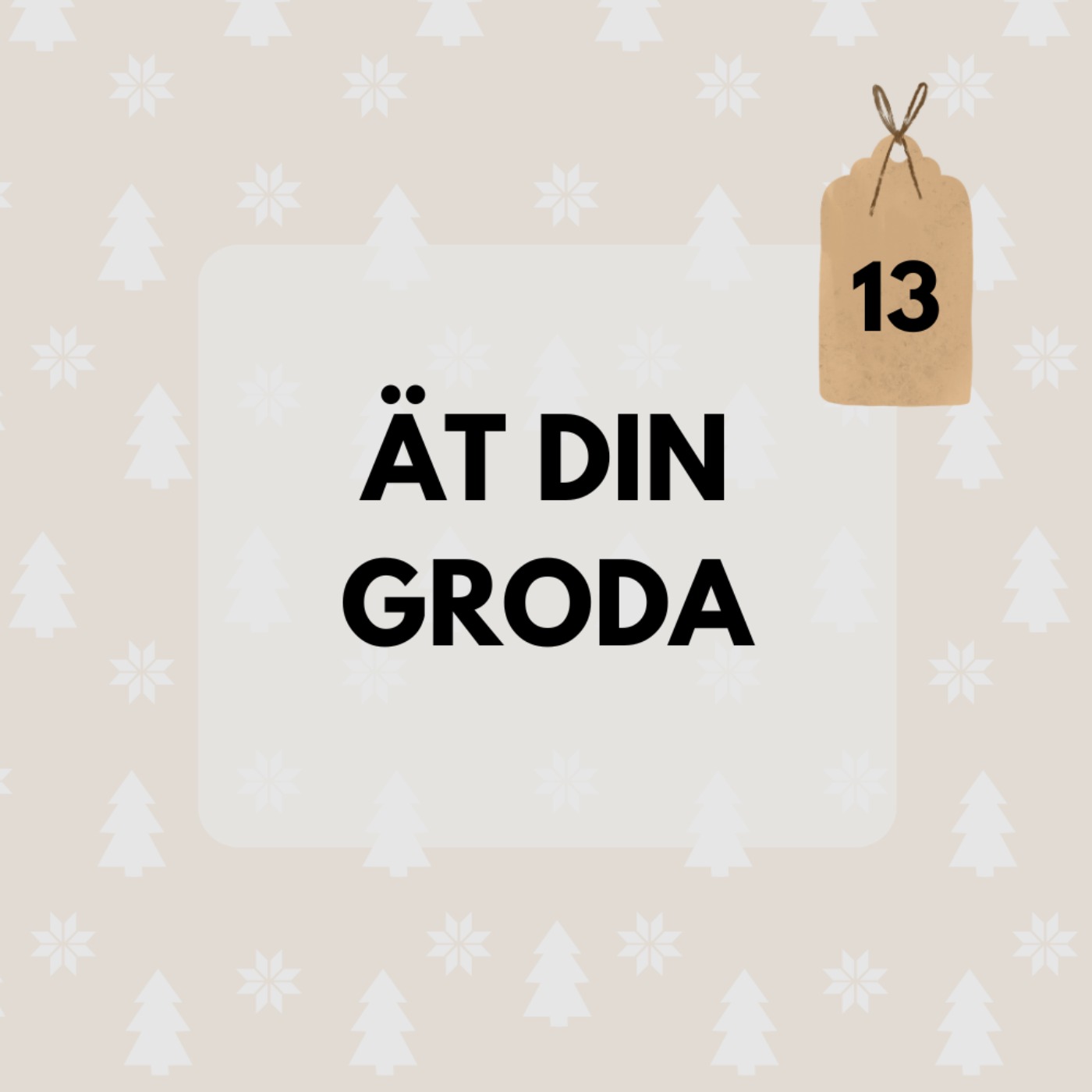 Julkalender 13