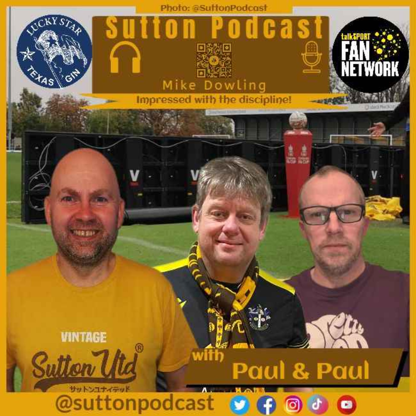Sutton United Talk Time on Podcast - The Sutton Podcast