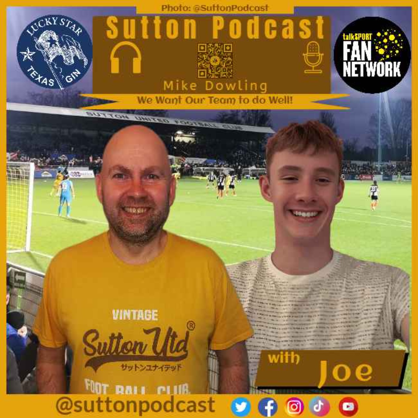 Sutton United Talk Time on Podcast - The Sutton Podcast