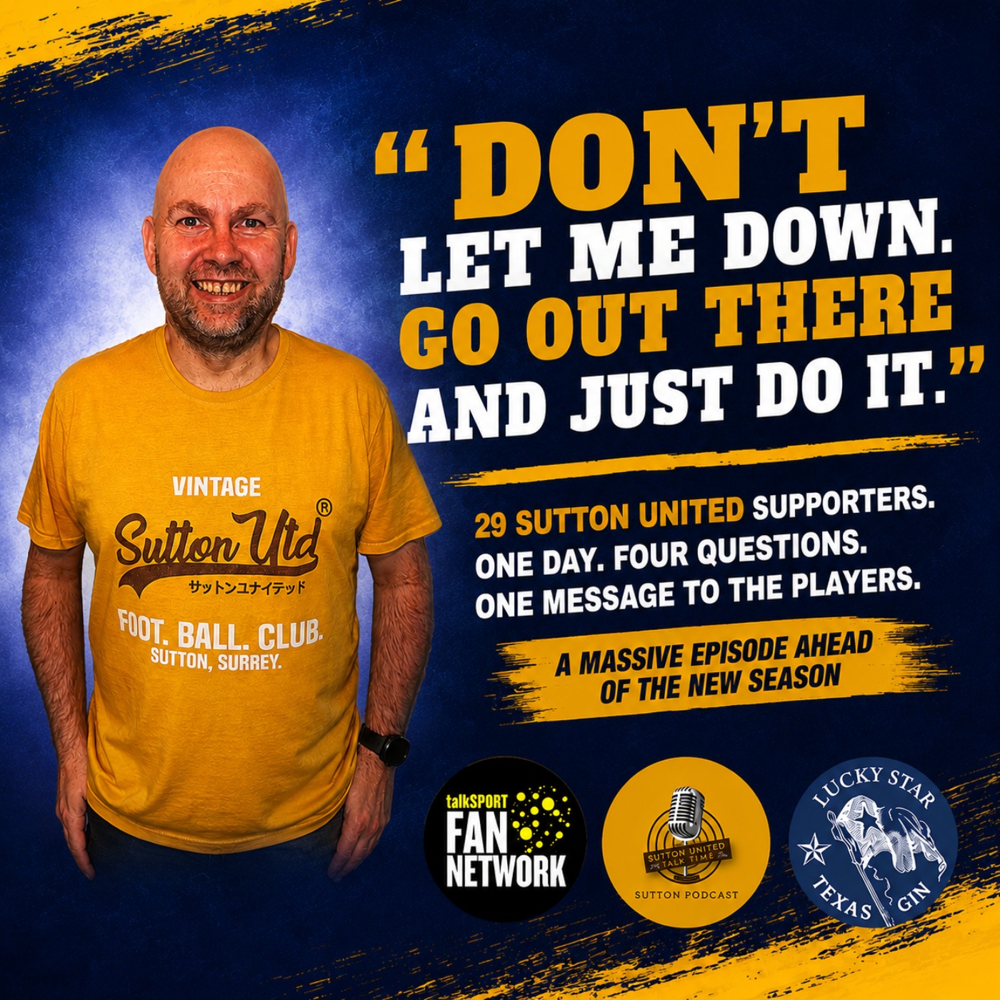 Don’t let me down. Go out there and just do it. episode artwork